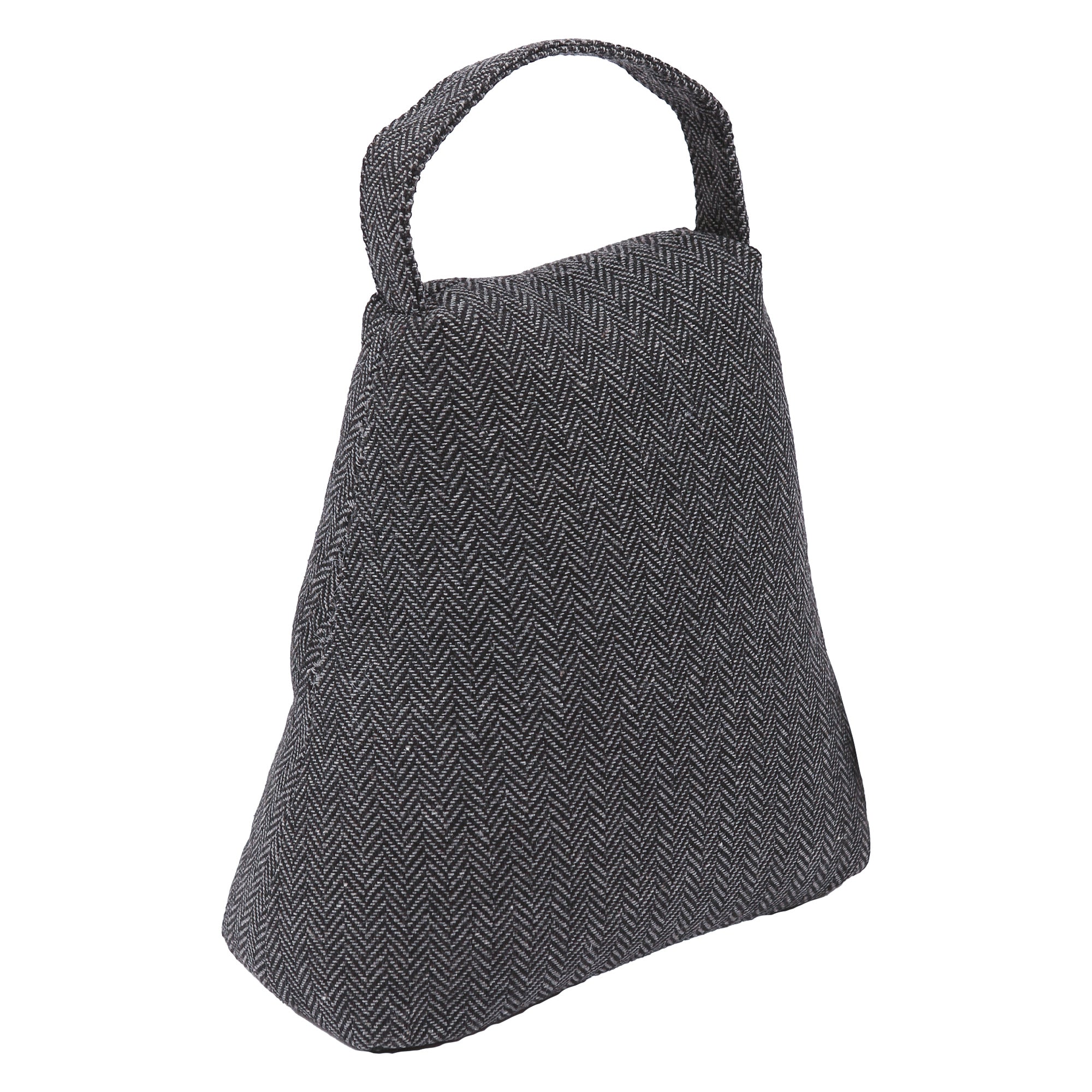 Nicola Spring Fabric Door Stop - Triangle - Grey