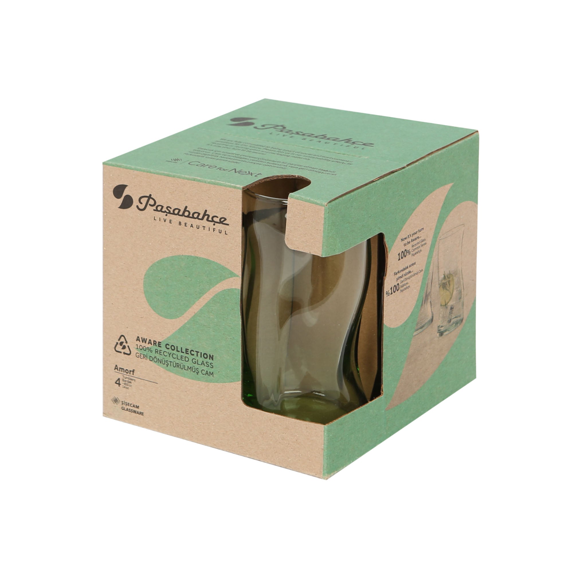 400ml Aware Amorf Recycled Highball Glass