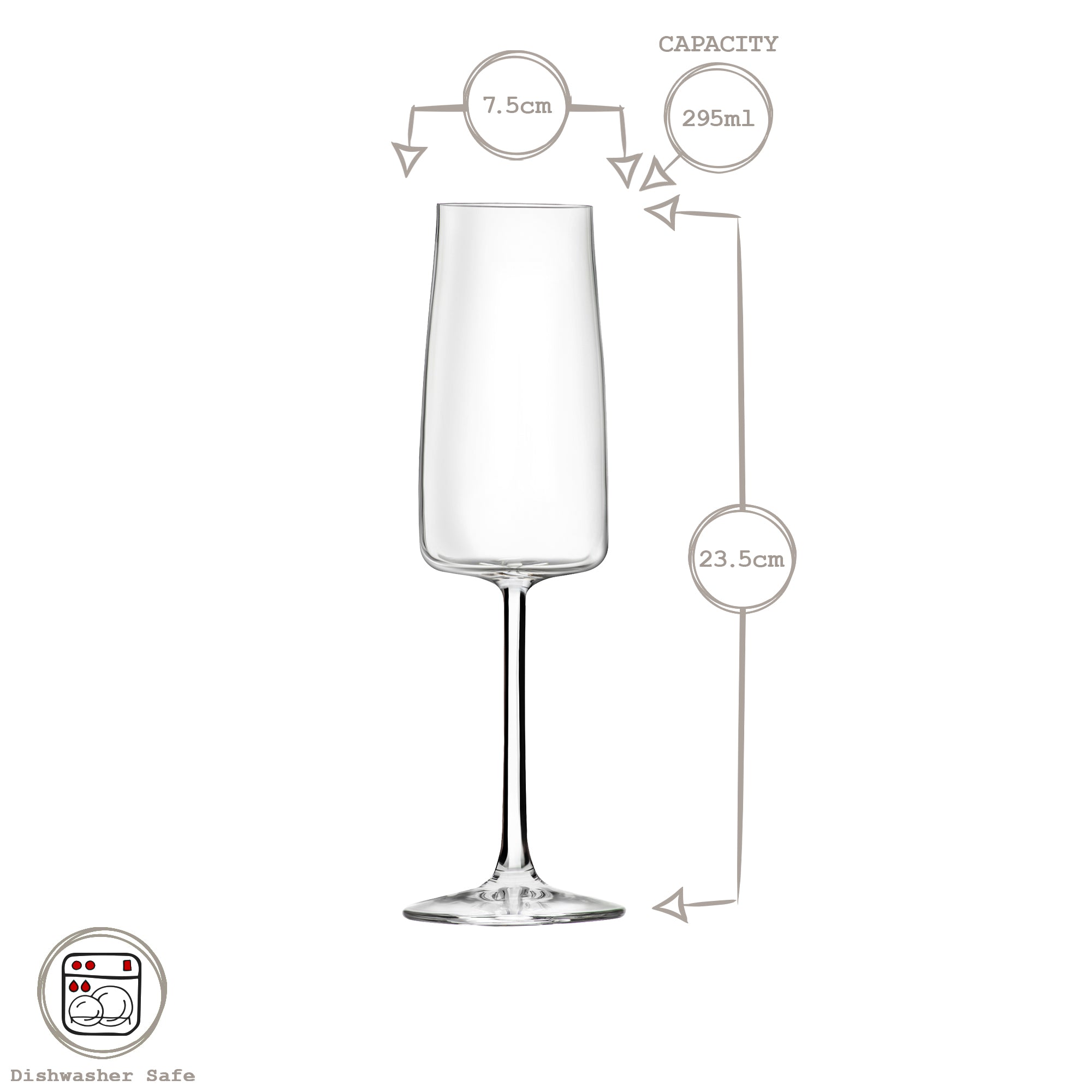 295ml Essential Crystal Champagne Flute