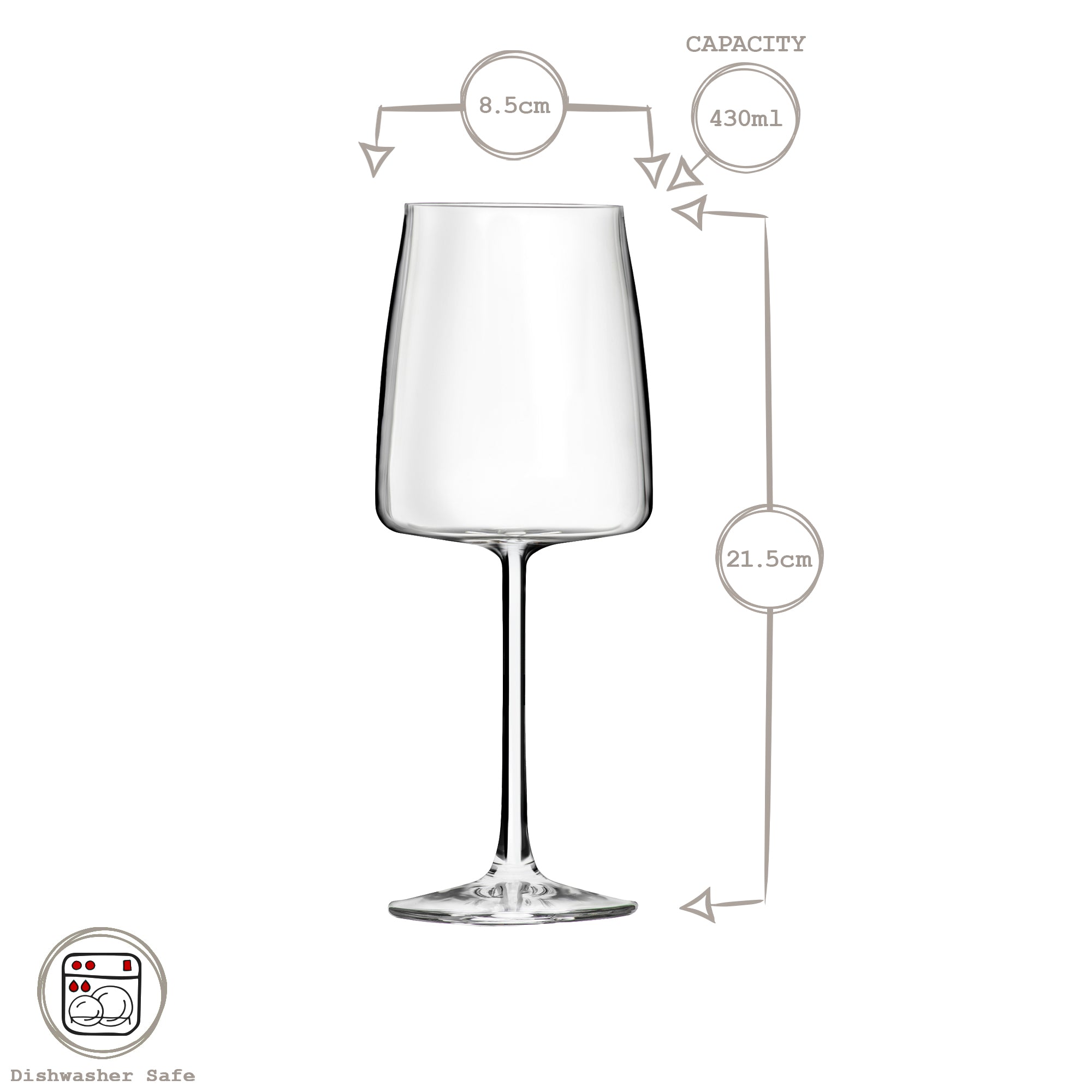430ml Essential Crystal White Wine Glass