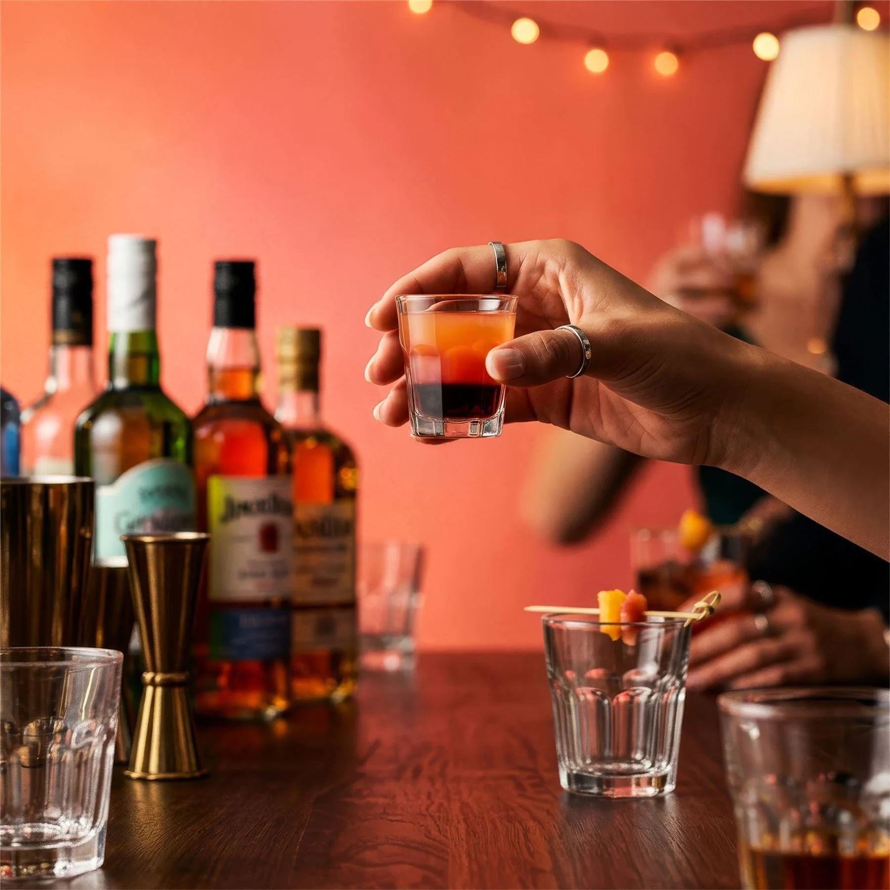55ml Panelled Shot Glass