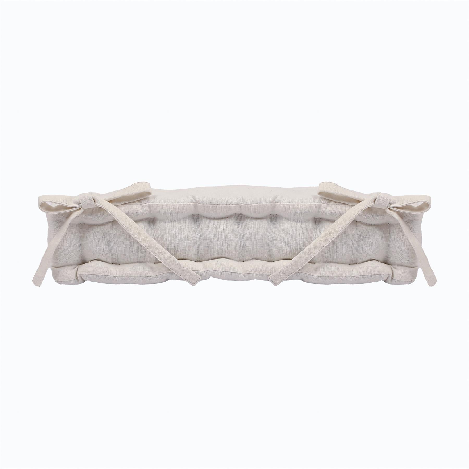 Deluxe Square Seat Pad - 40 x 40cm - Cream
