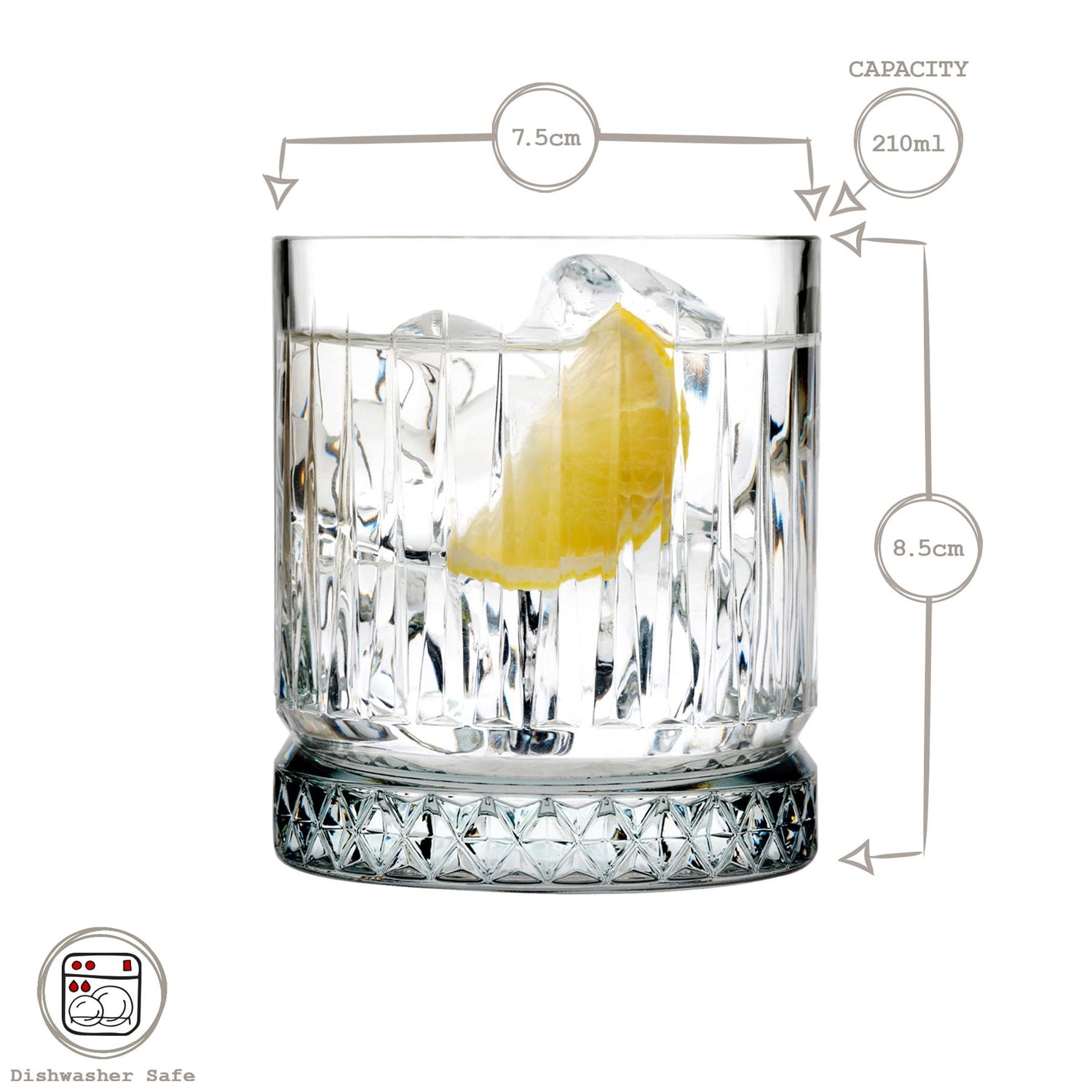 210ml Elysia Whisky Glass