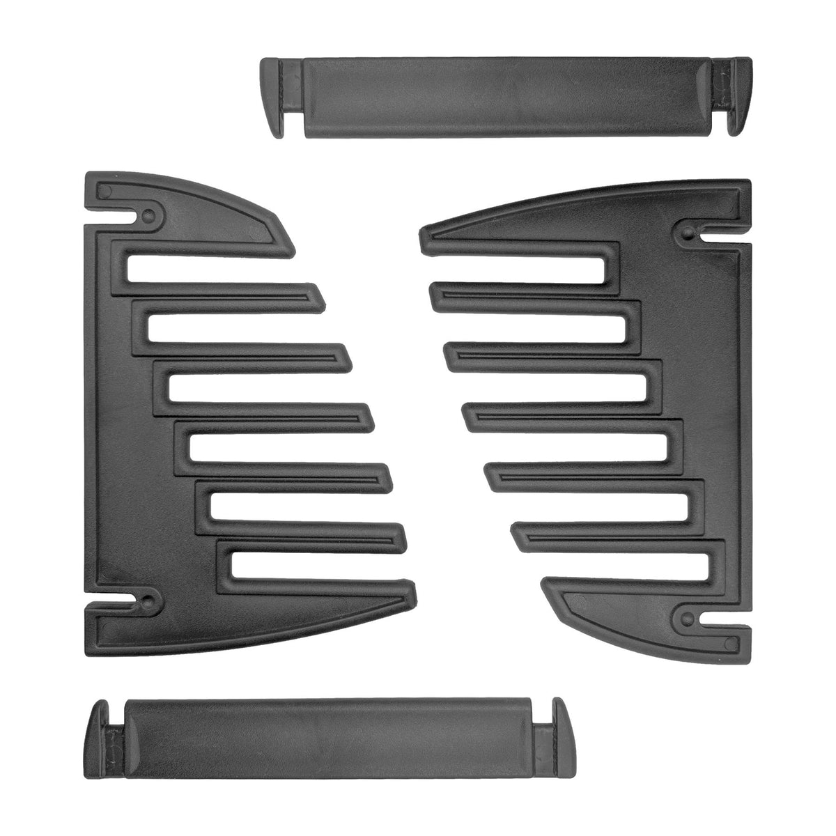 6 Slot Chopping Board Stand - Black