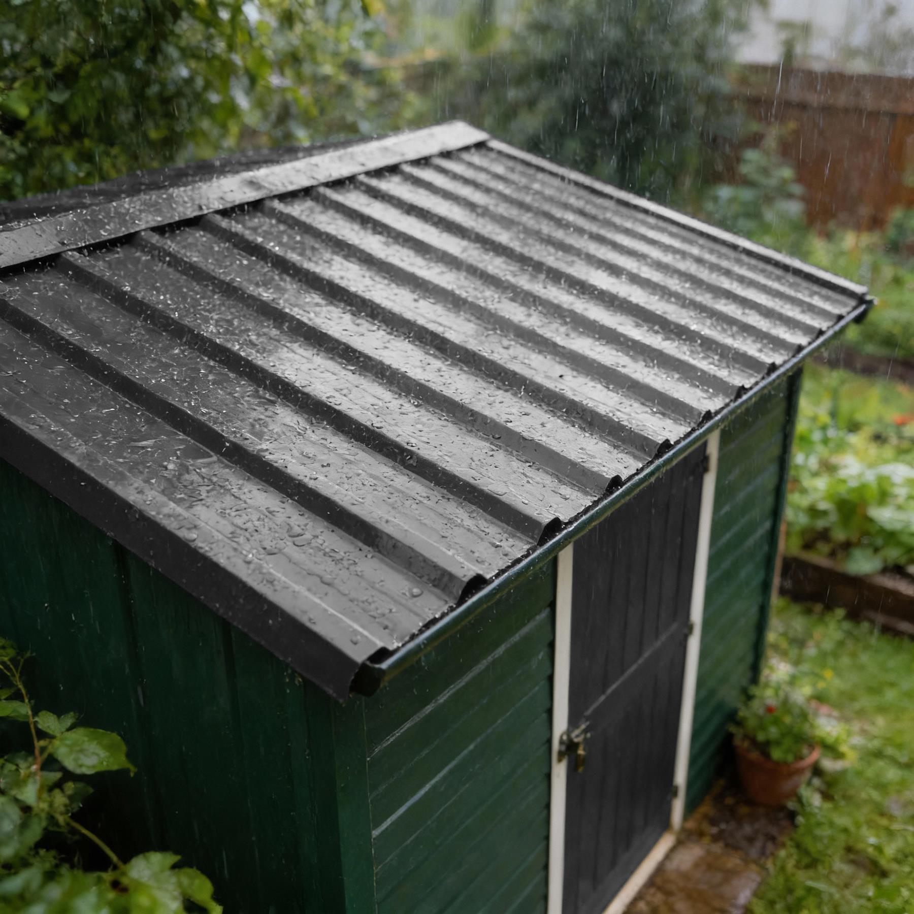 Corrugated Metal Roofing Sheets - 110 x 46cm - Anthracite - Pack of 14