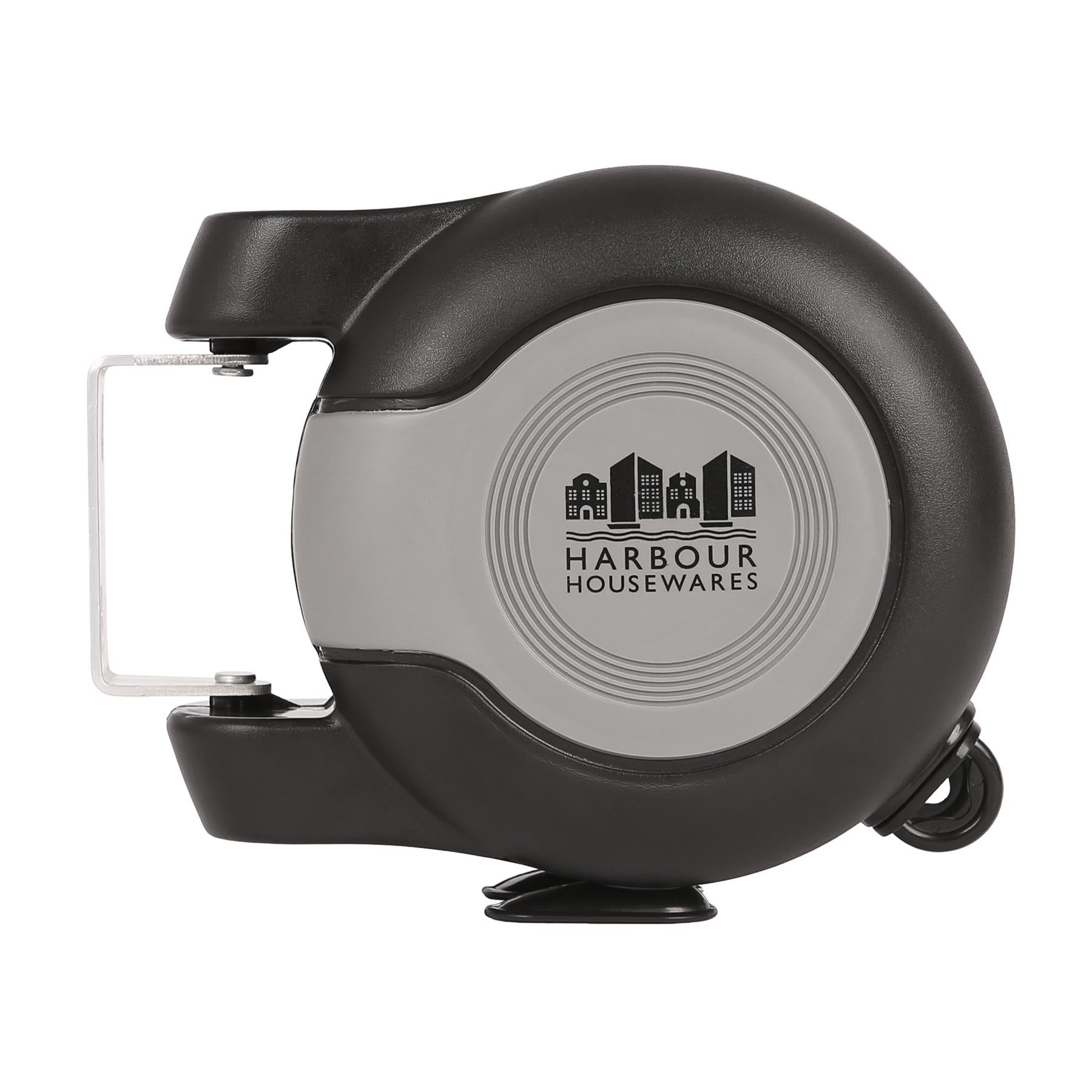 2 x 15M Retractable Dual Cord Washing Line - Black