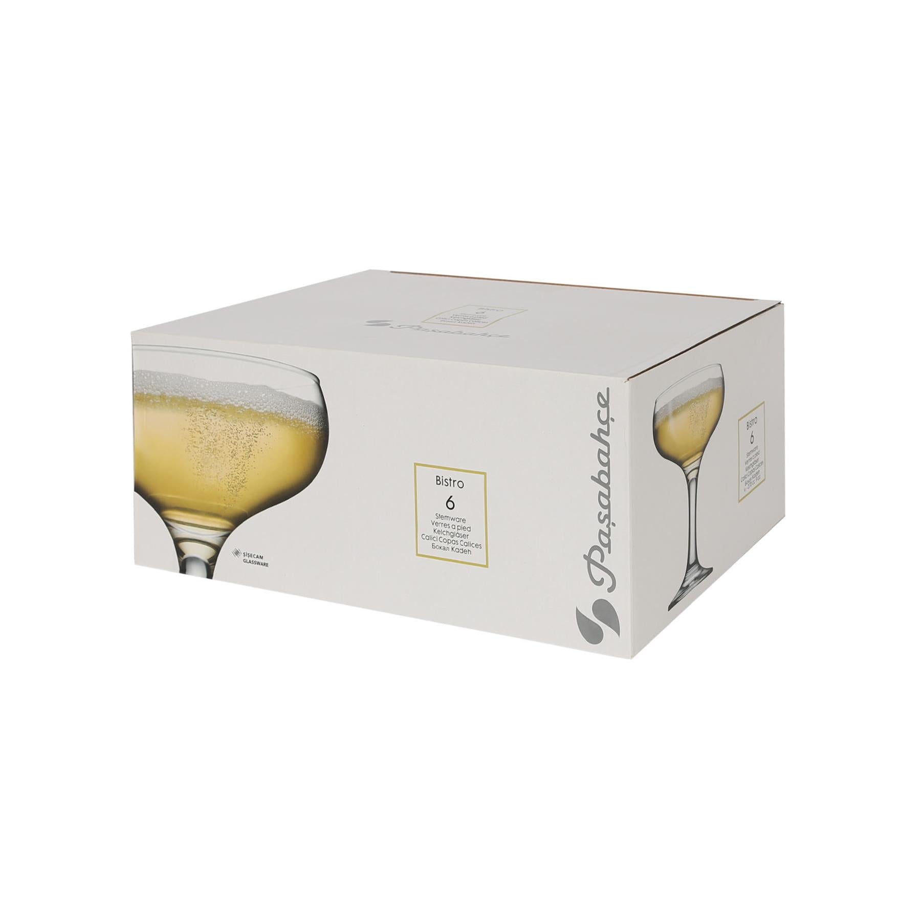 280ml Bistro Glass Champagne Saucer