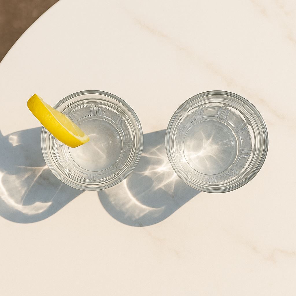 210ml Fluted Water Glass