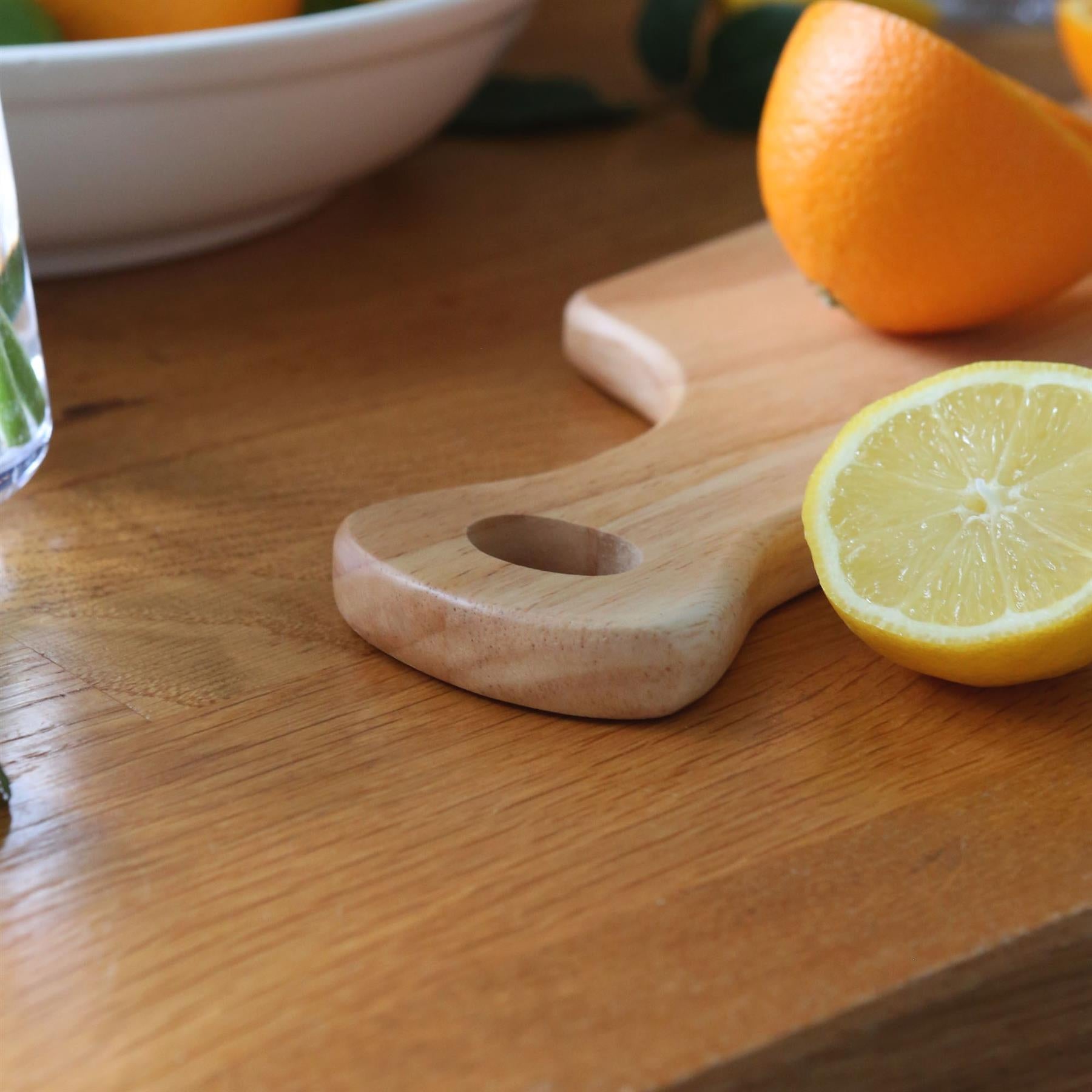 34cm x 16cm Wooden Chopping Board with Handle
