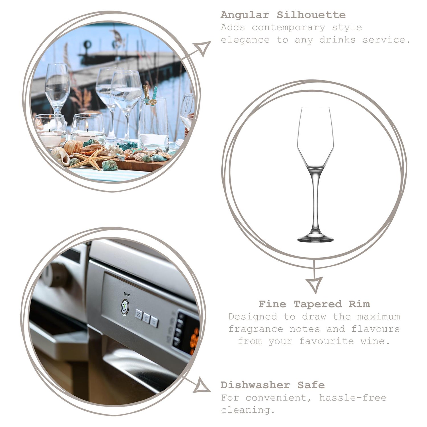 Ella Champagne Glass - 230ml