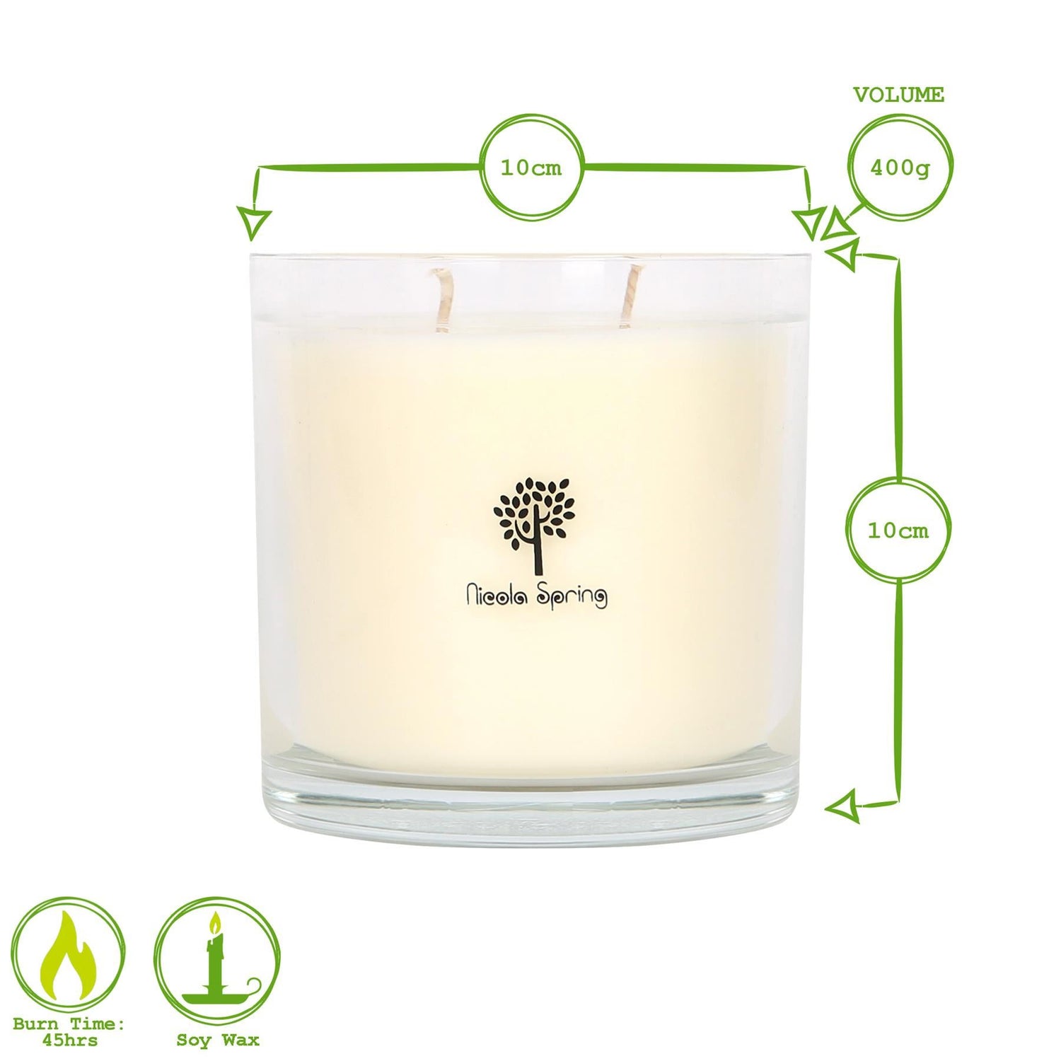 Soy Wax Scented Candle - 400g - Summer Berries