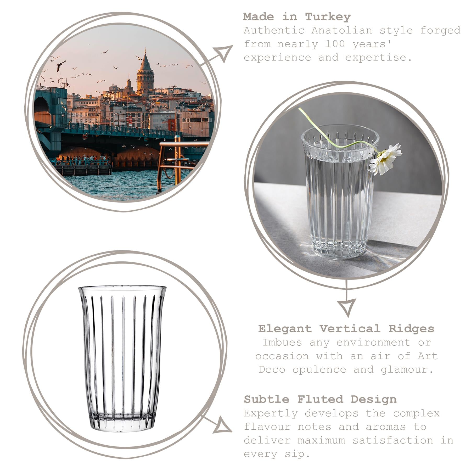 365ml Joy Highball Glass