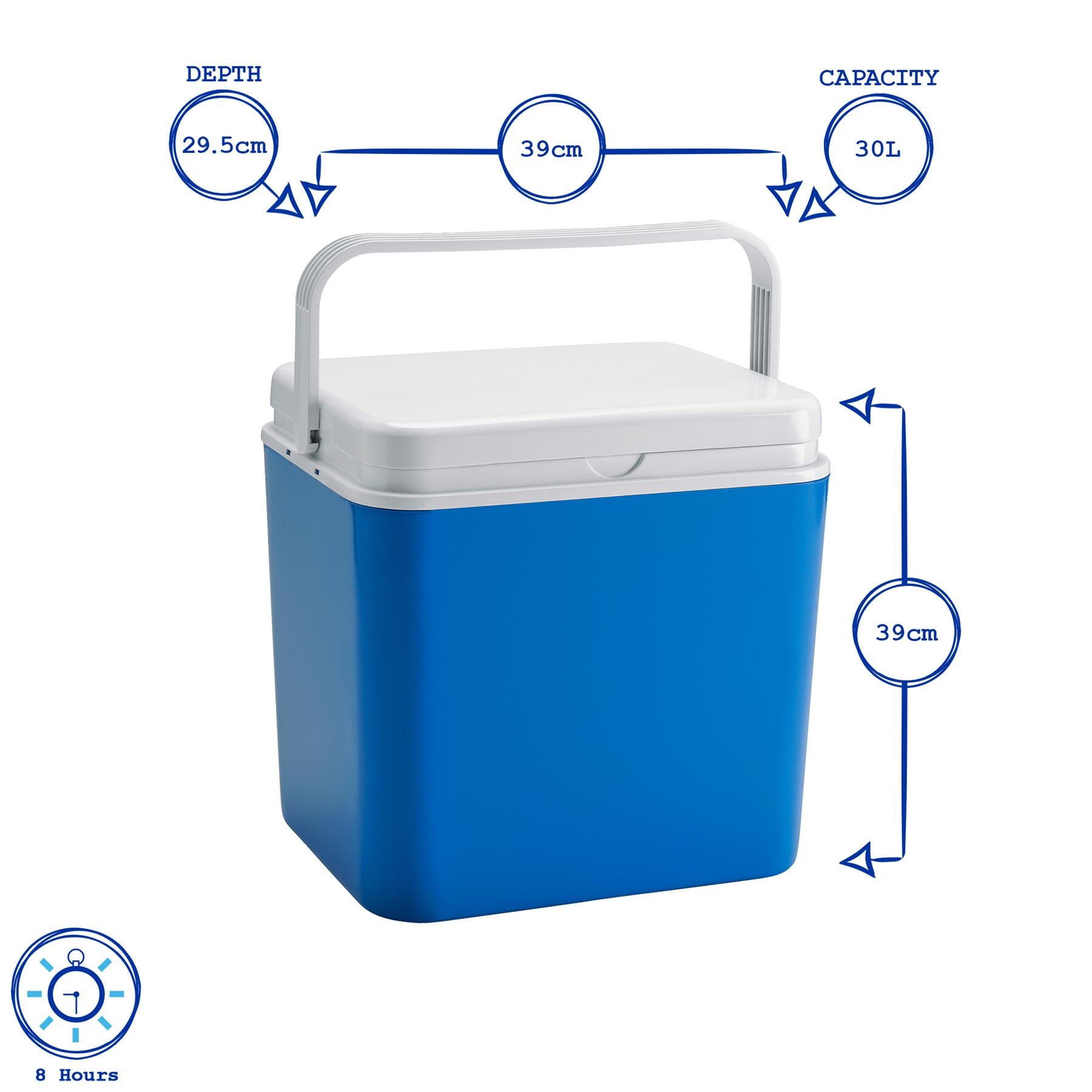 30L Cool Box - Blue