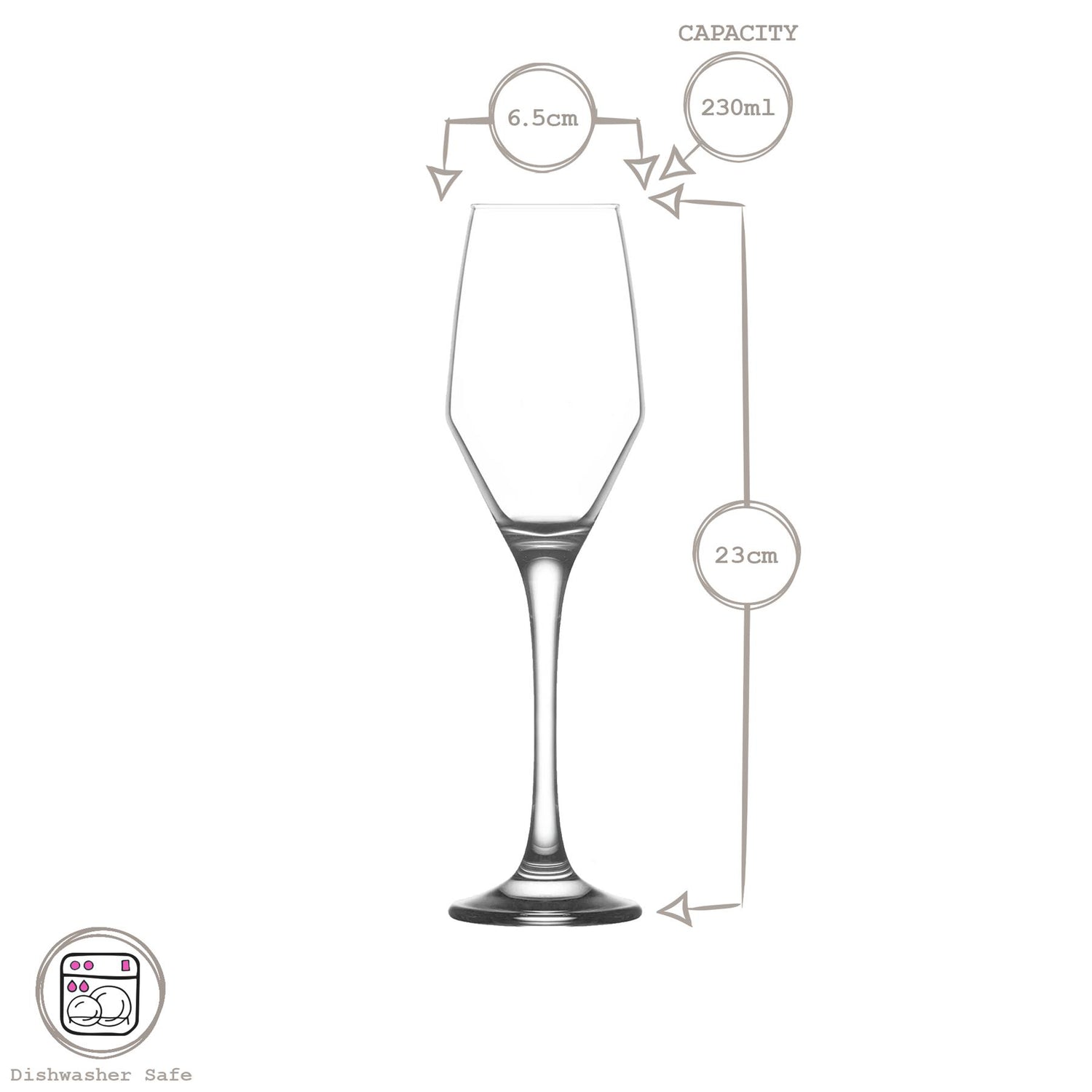 Ella Champagne Glass - 230ml