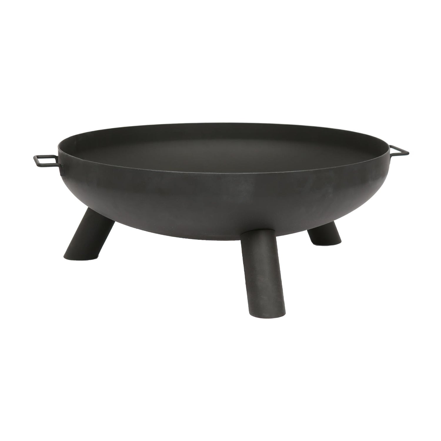 Round Iron Fire Pit - 99cm - Black