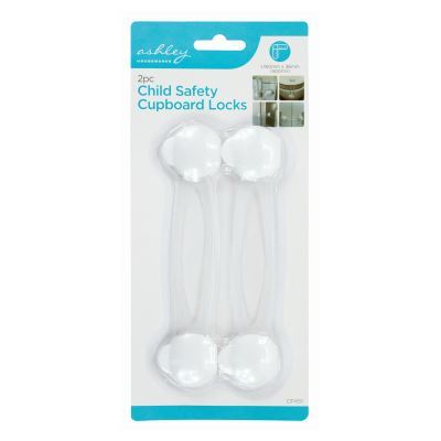 Child Safety Cupboard Locks - Pack of 2 - By Ashley