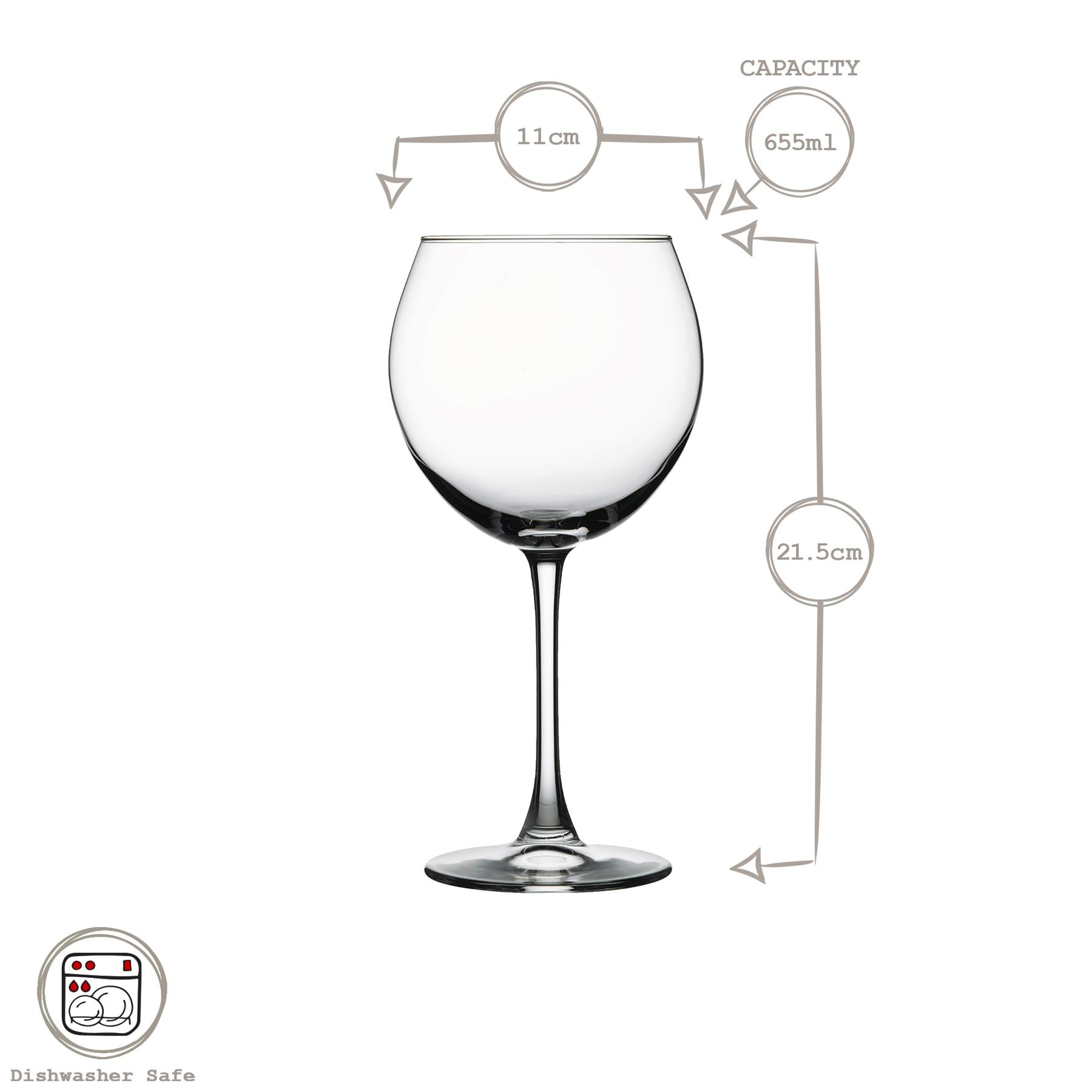 655ml Enoteca Wine Glass