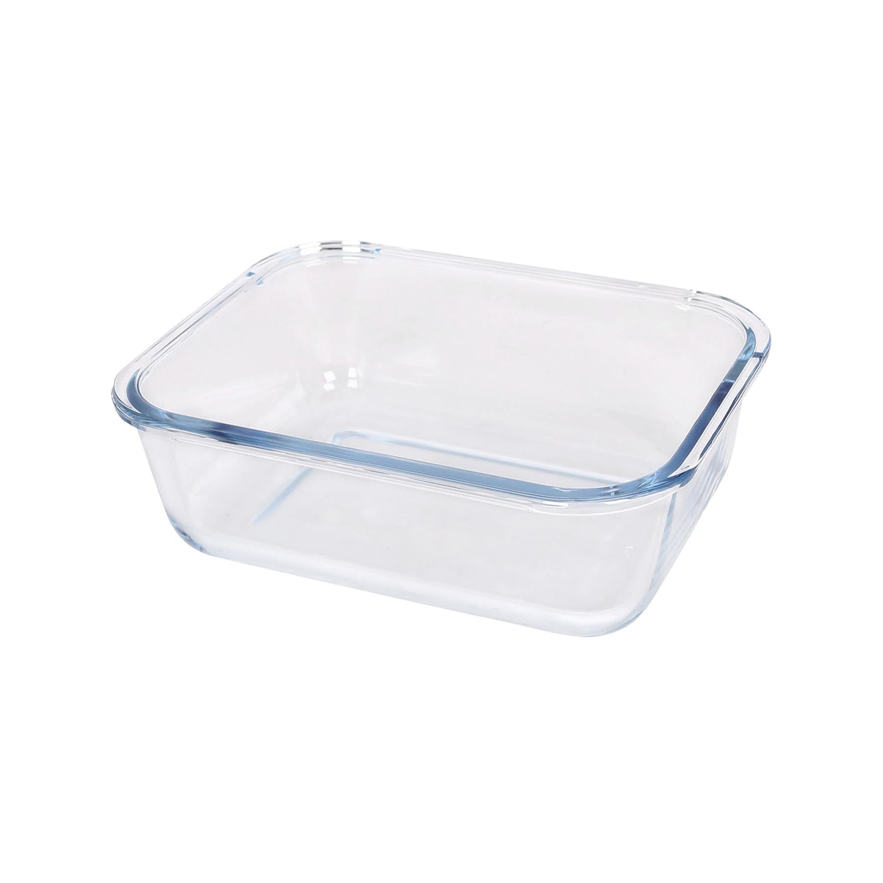 Rectangular Glass Cake Dish - 17cm x 12.5cm