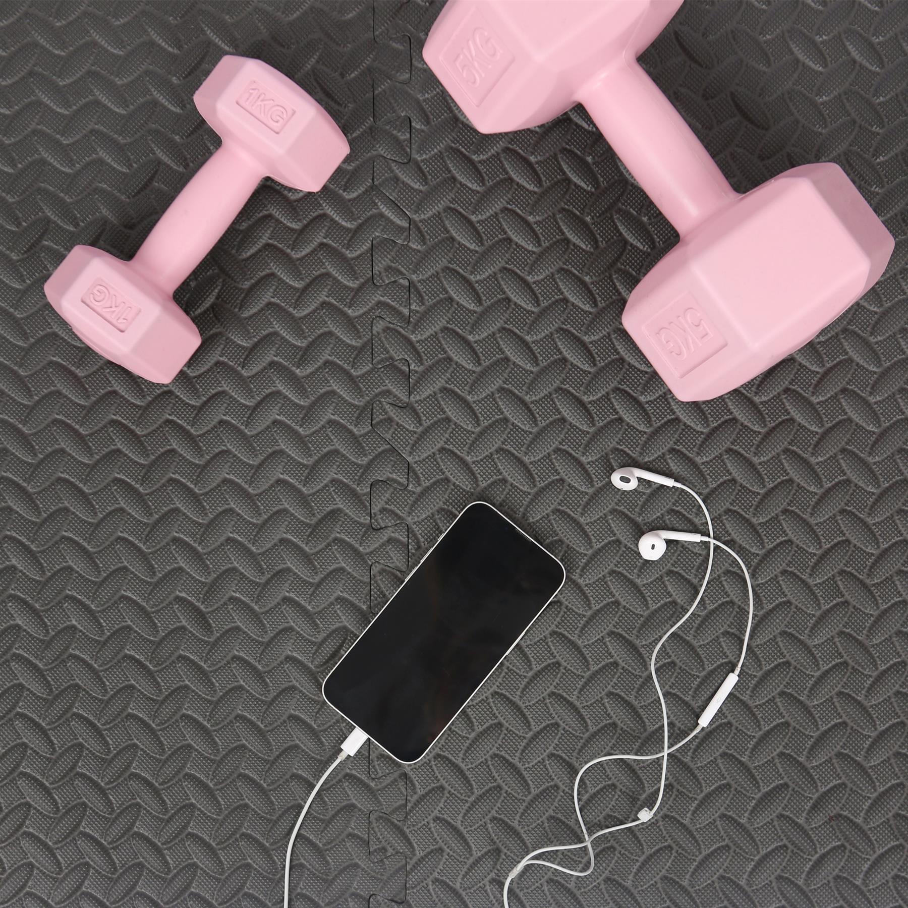 Interlocking Gym Flooring Mats - 60 x 60cm - Pack of 4