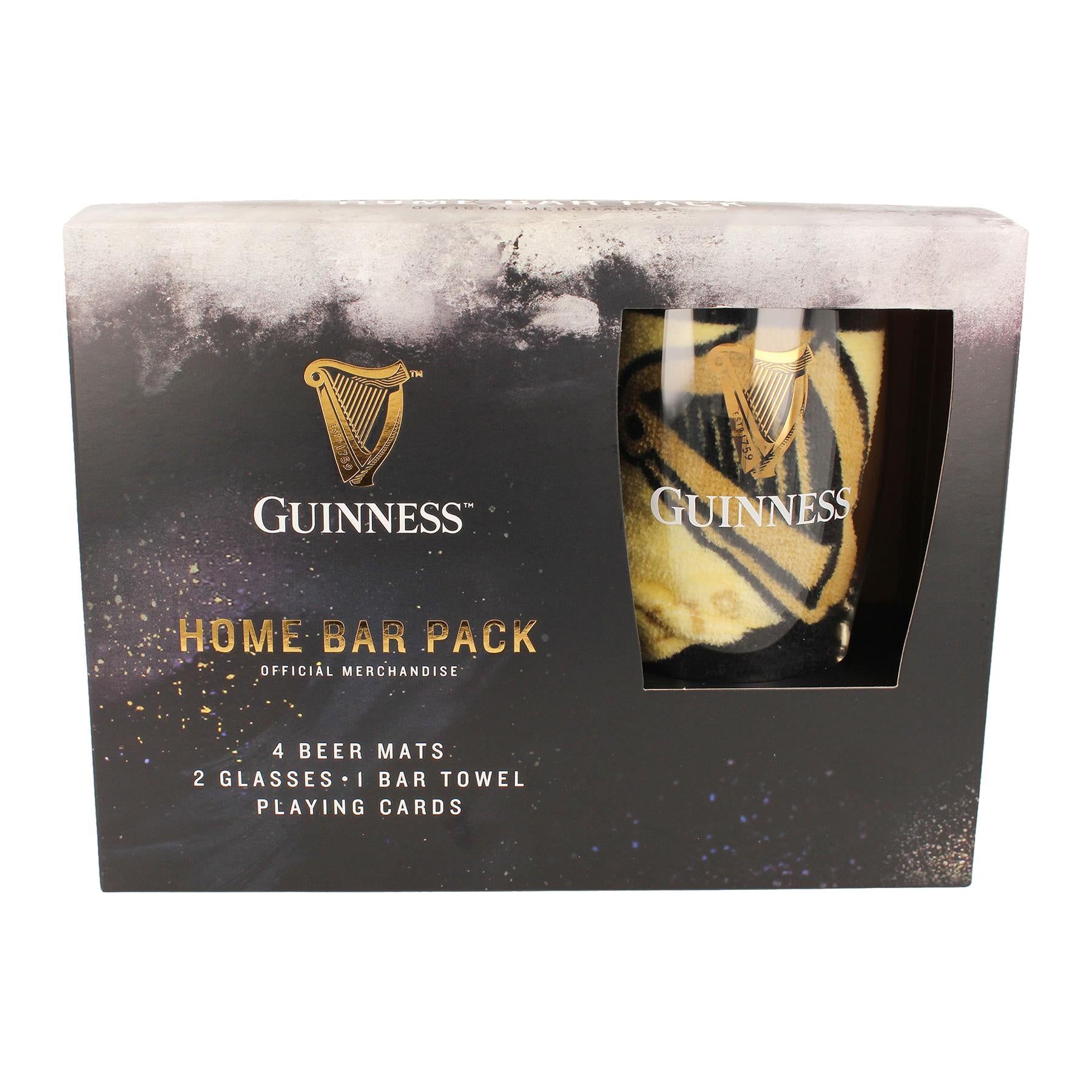 Guinness 8pc Home Bar Set