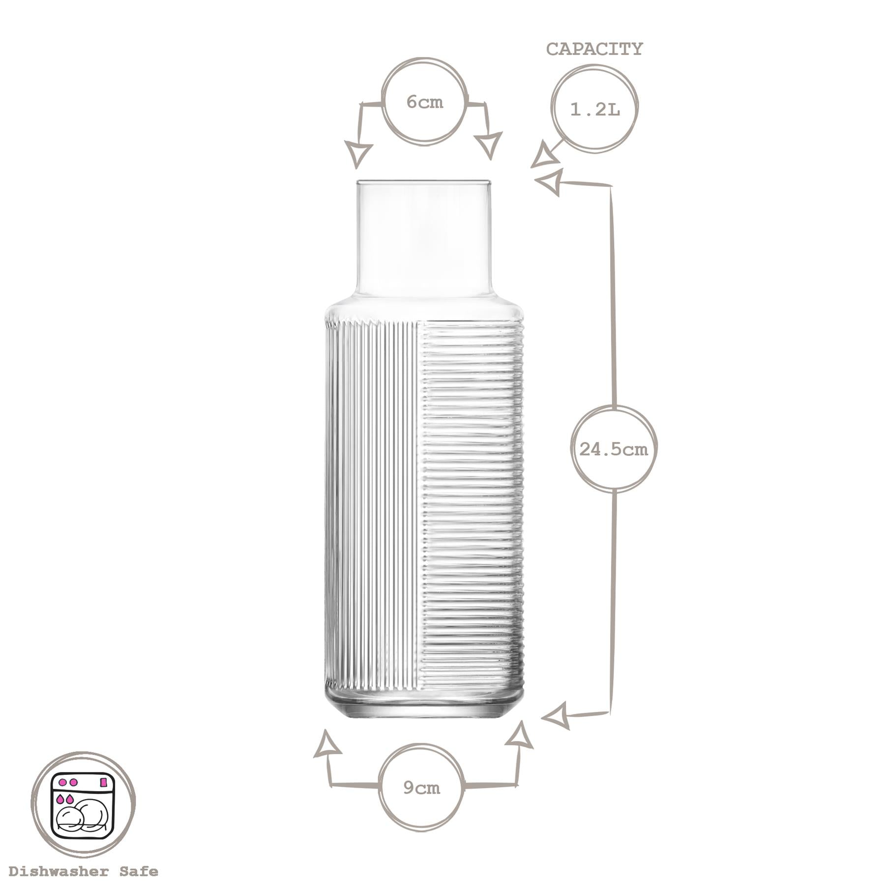 1.2L Helen Glass Carafe