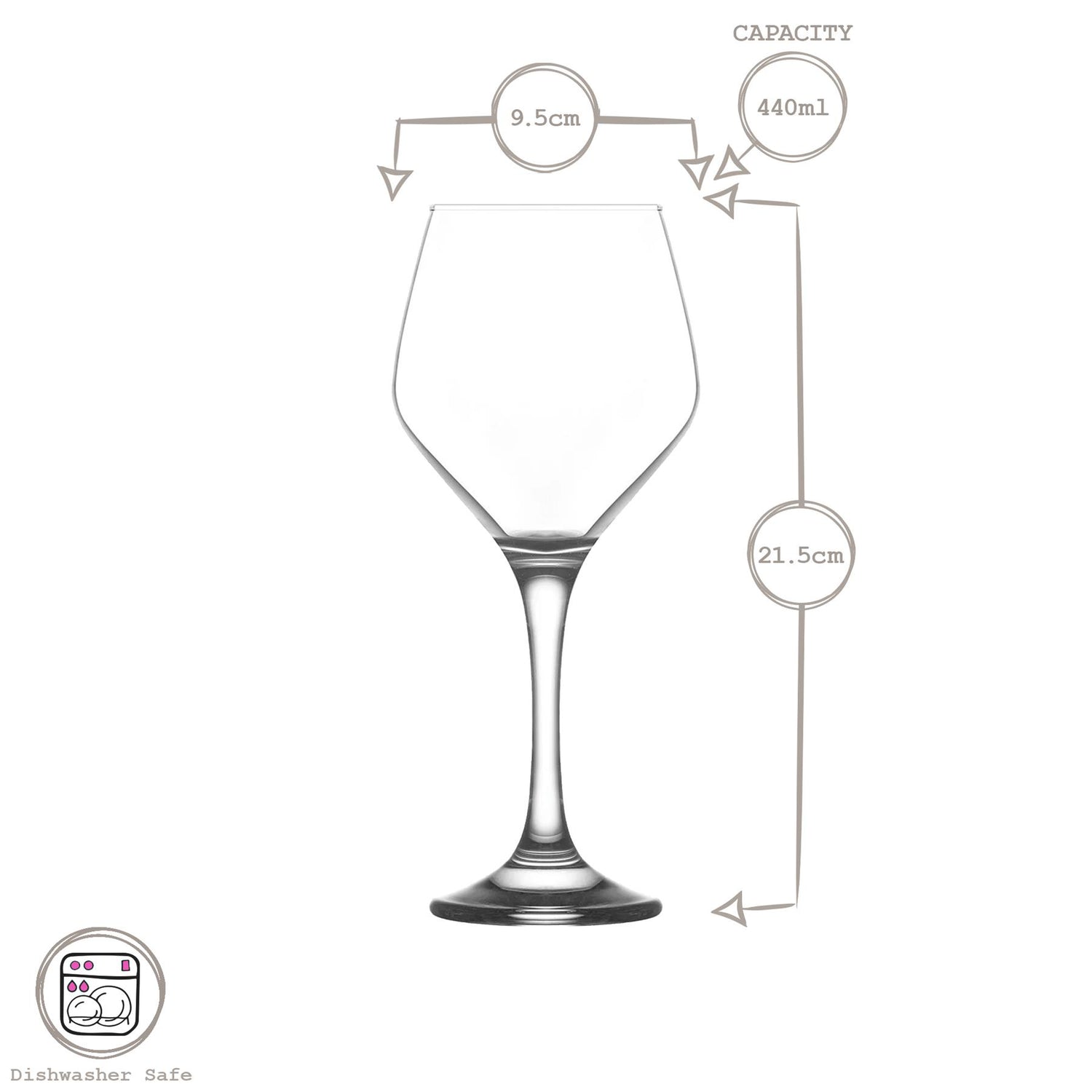 Ella Wine Glass - 440ml