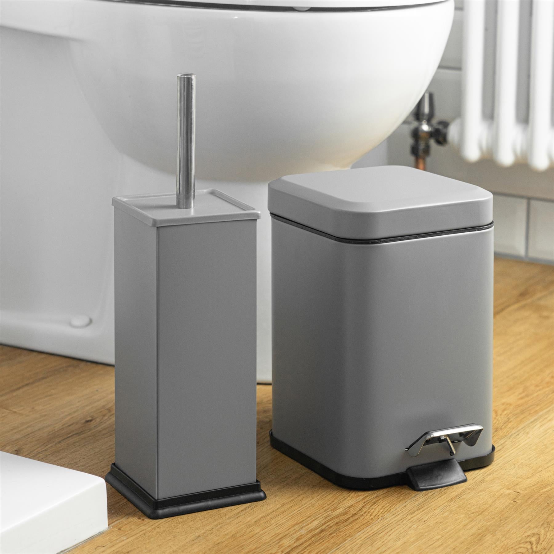 toilet brush and holder set
