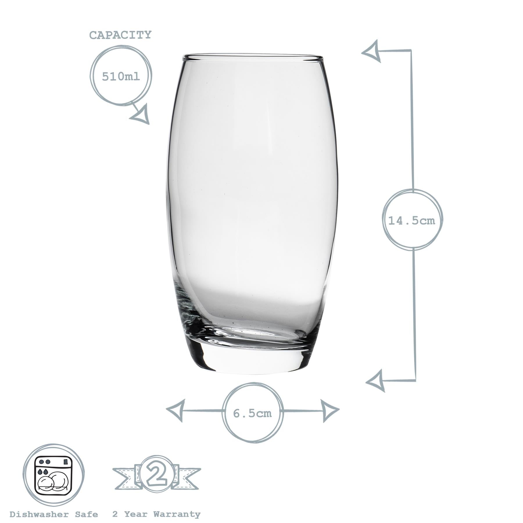 510ml Empire Highball Glass