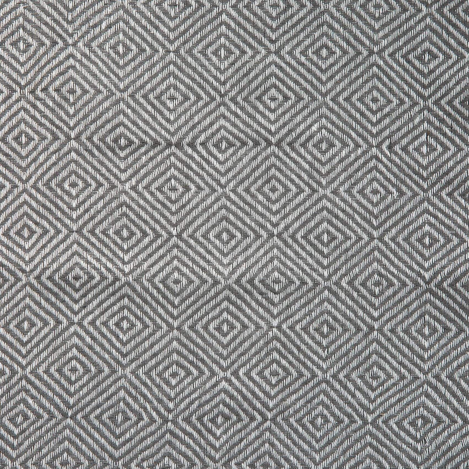 Nicola Spring Turkish Cotton Towel - Diamond - Dark Grey
