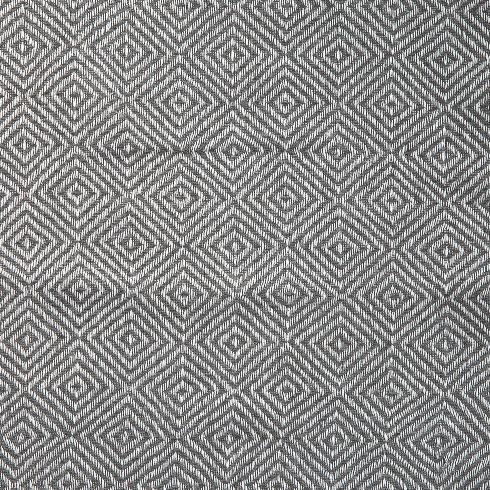 Nicola Spring Turkish Cotton Towel - Diamond - Dark Grey