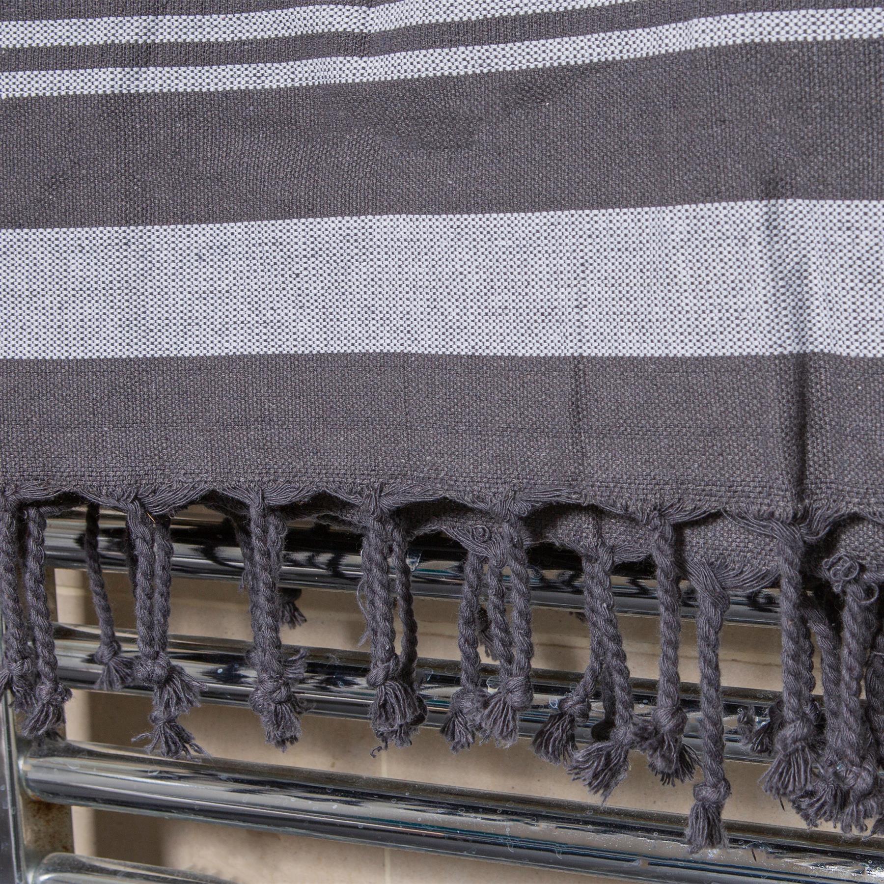 Deluxe Turkish Cotton Bath Towel - Steel Grey