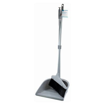 Grey Long Handle Dustpan & Brush Set - By Ashley
