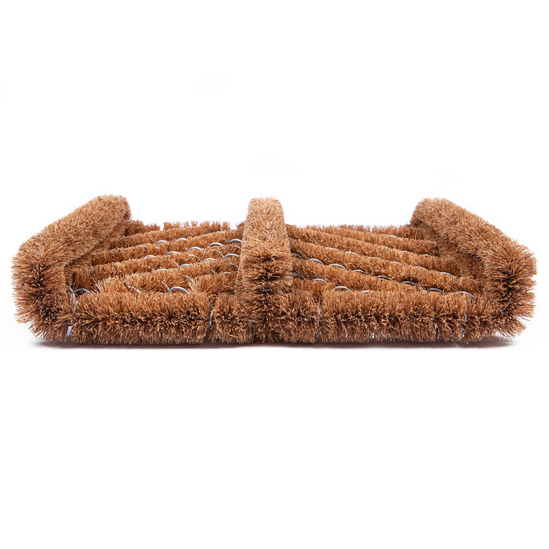 35cm x 30cm Natural Coir Scraper Door Mat