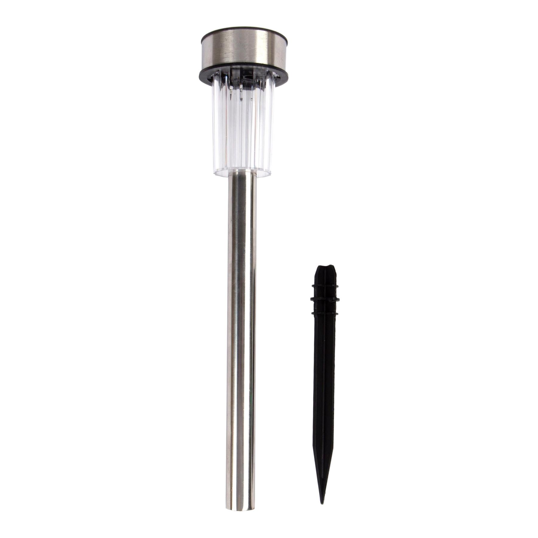 Stainless Steel Solar Pathway Lights - Pack of 5