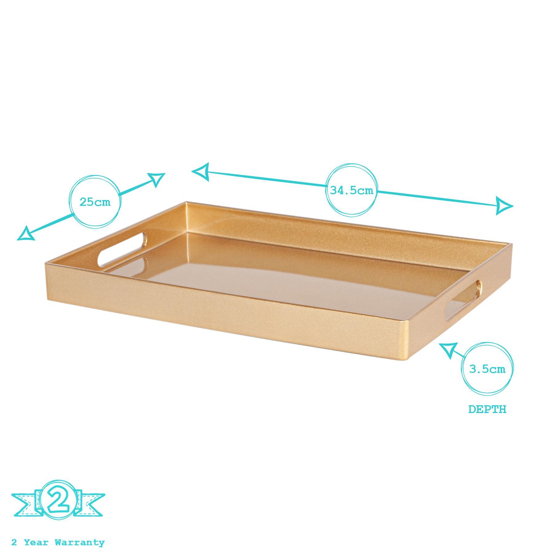 Rectangle Serving Tray - Centre Piece - 34.5cm - White
