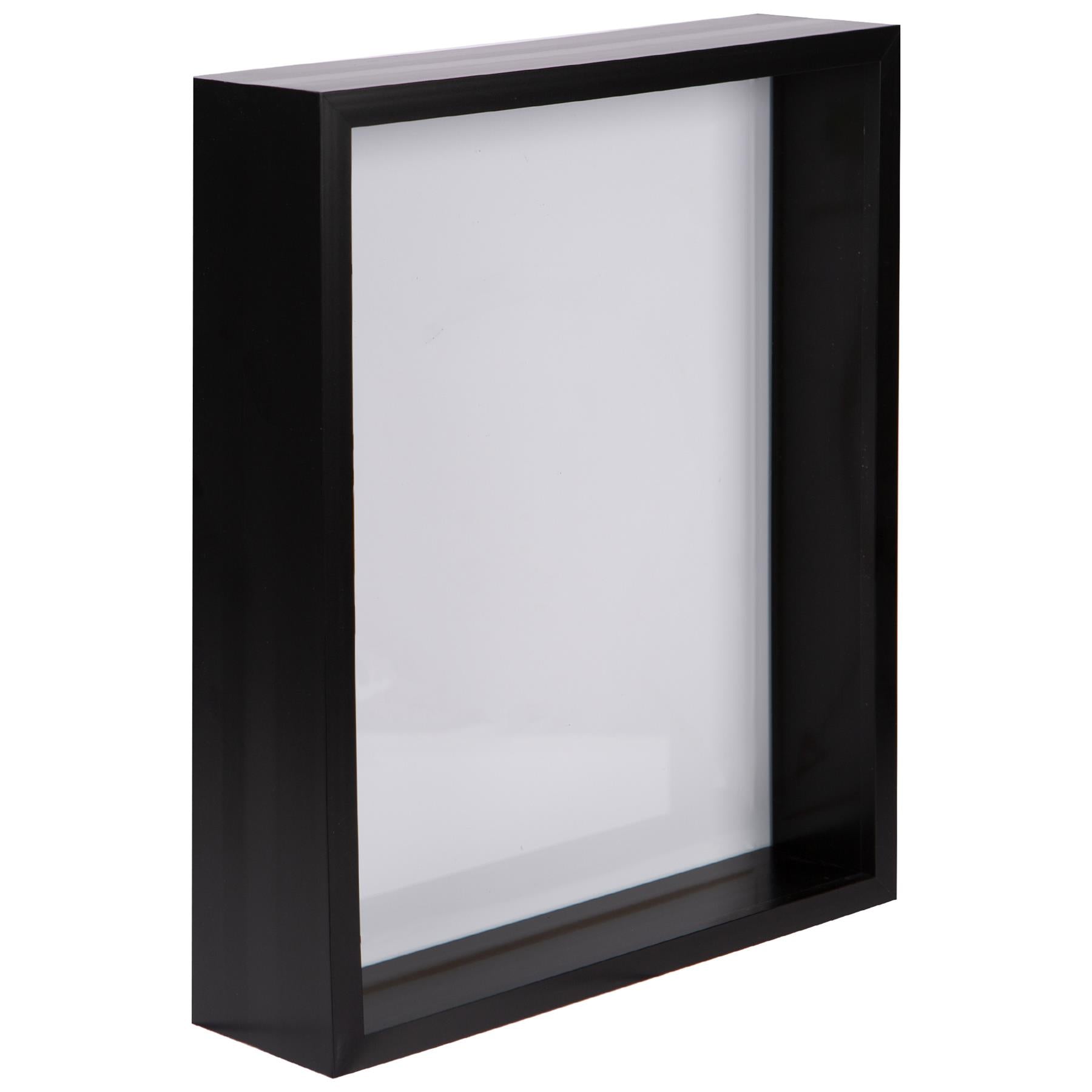 Nicola Spring 8" x 10" 3D Deep Box Photo Frame - Black