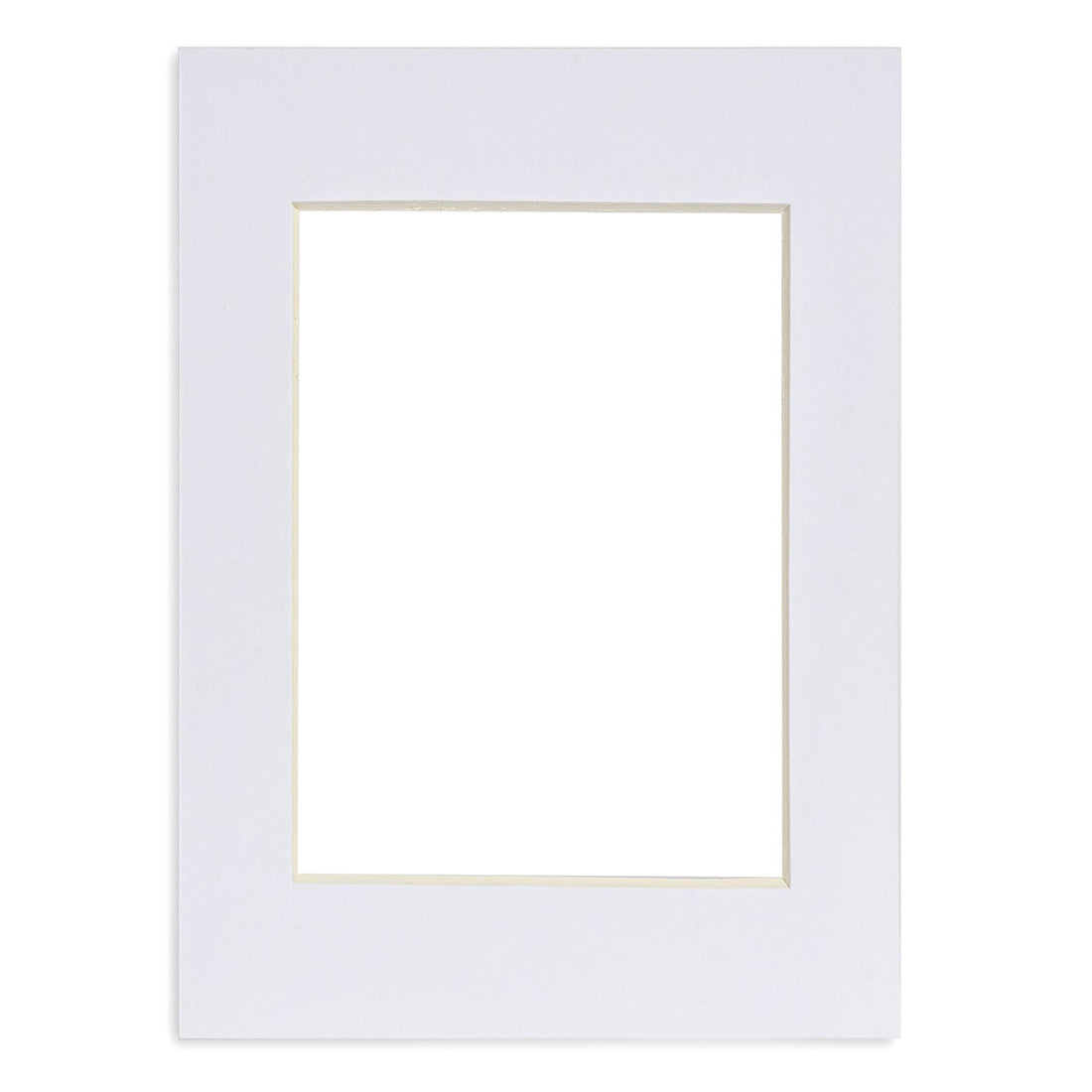 Nicola Spring Picture Mount for 8 x 10" Frame | Photo Size 5 x 7" - White