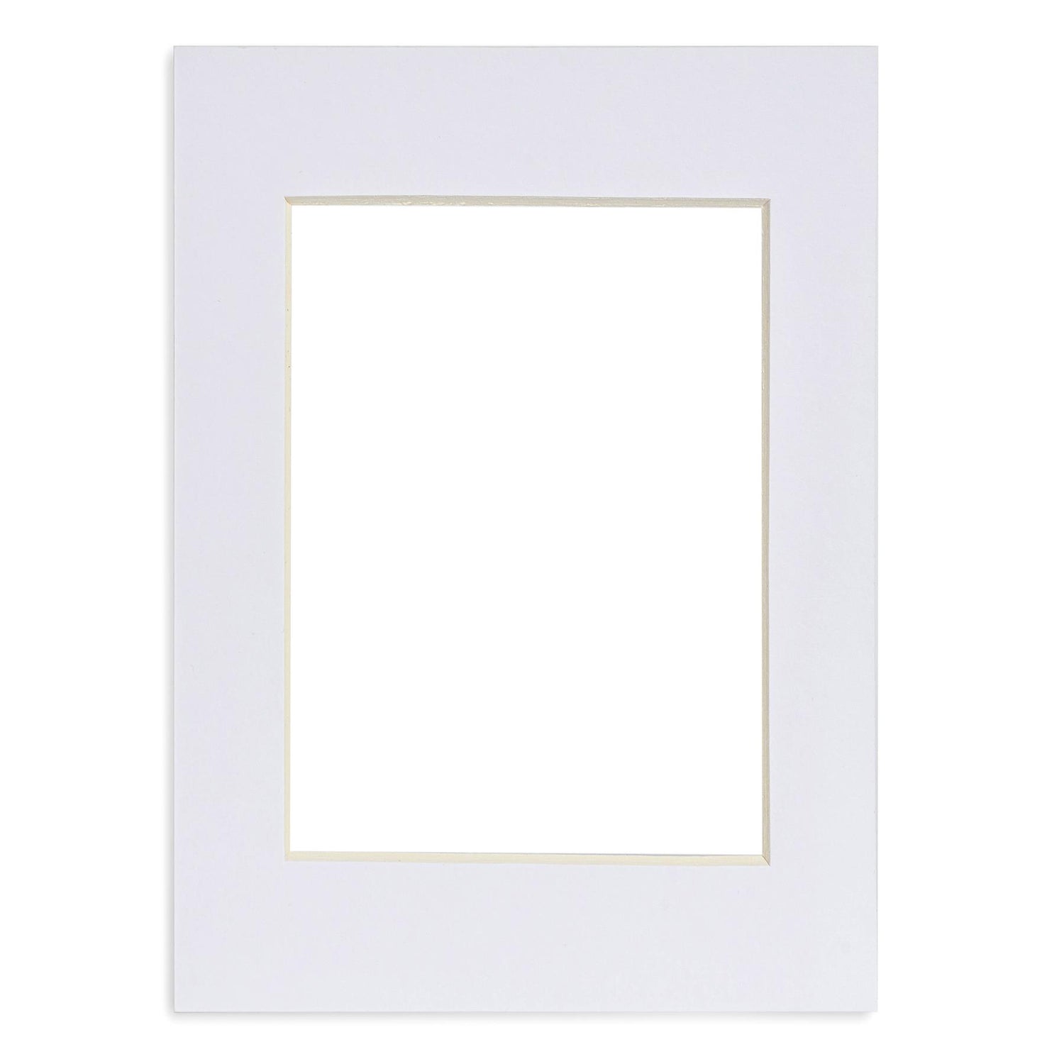 Nicola Spring Picture Mount for 8 x 10" Frame | Photo Size 5 x 7" - White