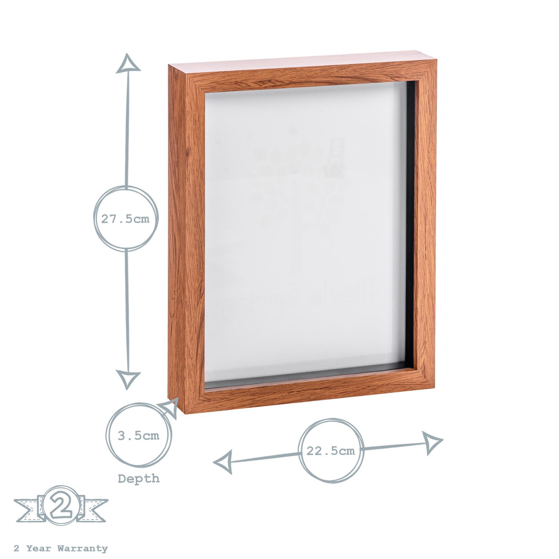 Nicola Spring Box Photo Frame - 8x10 - Dark Wood