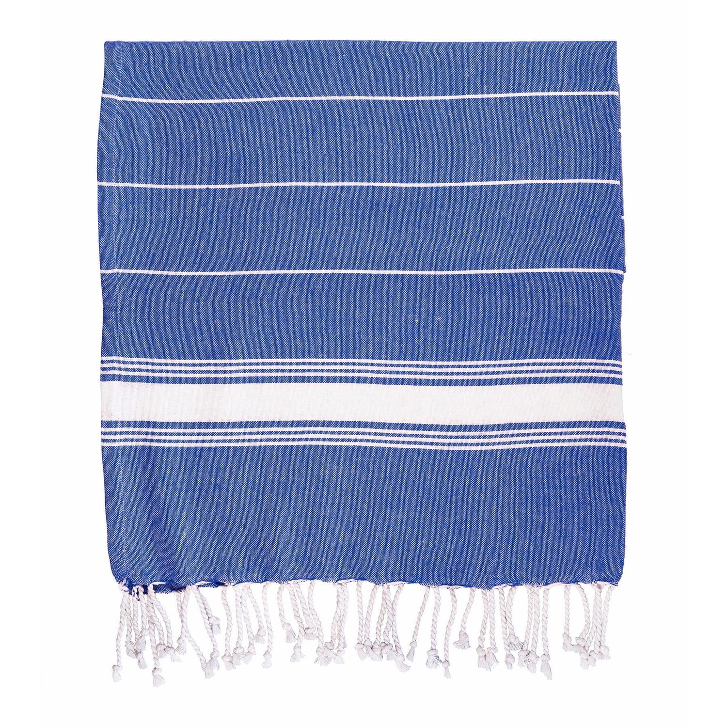 Nicola Spring Turkish Beach Towel - Navy
