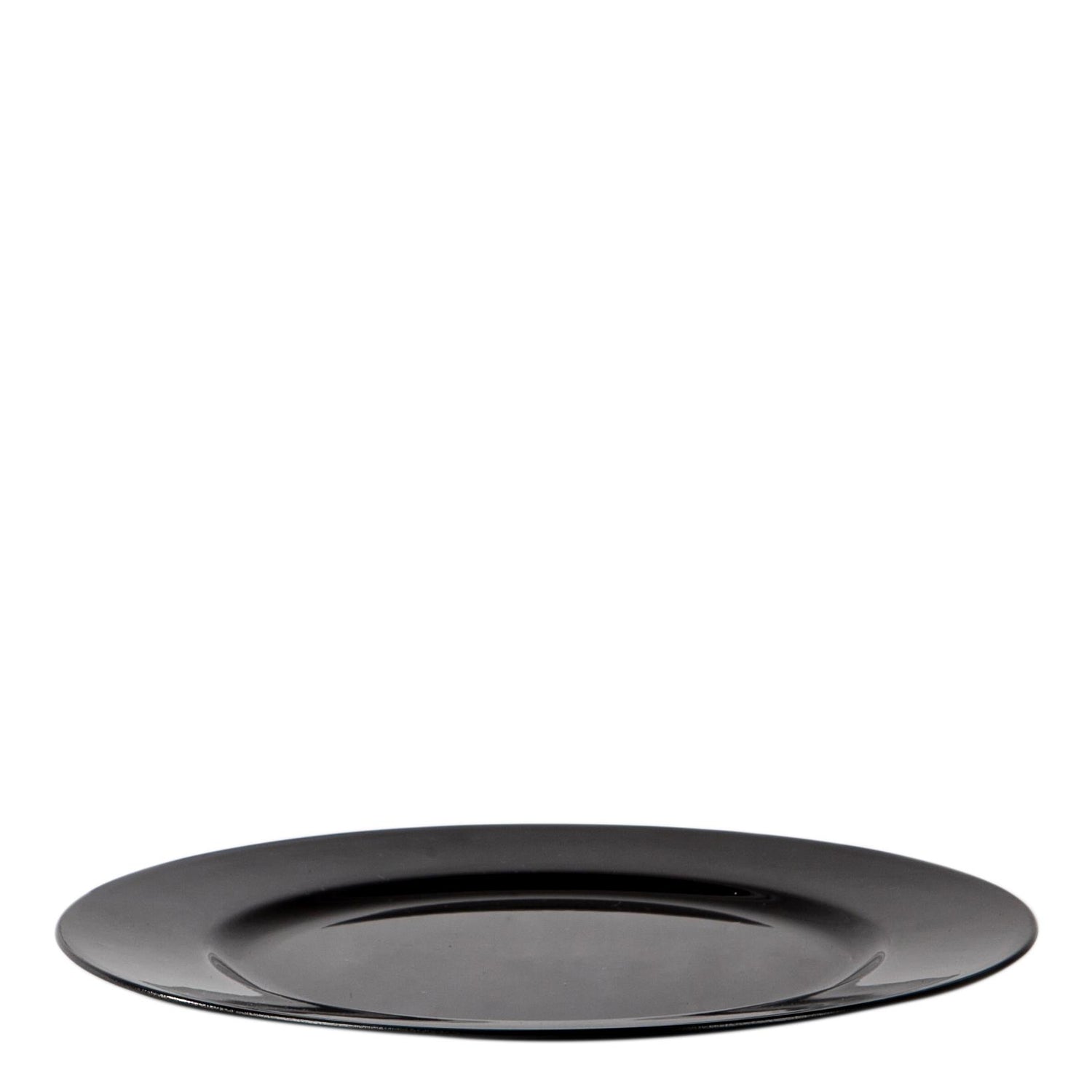 Metallic Charger Plate - 33cm - Black