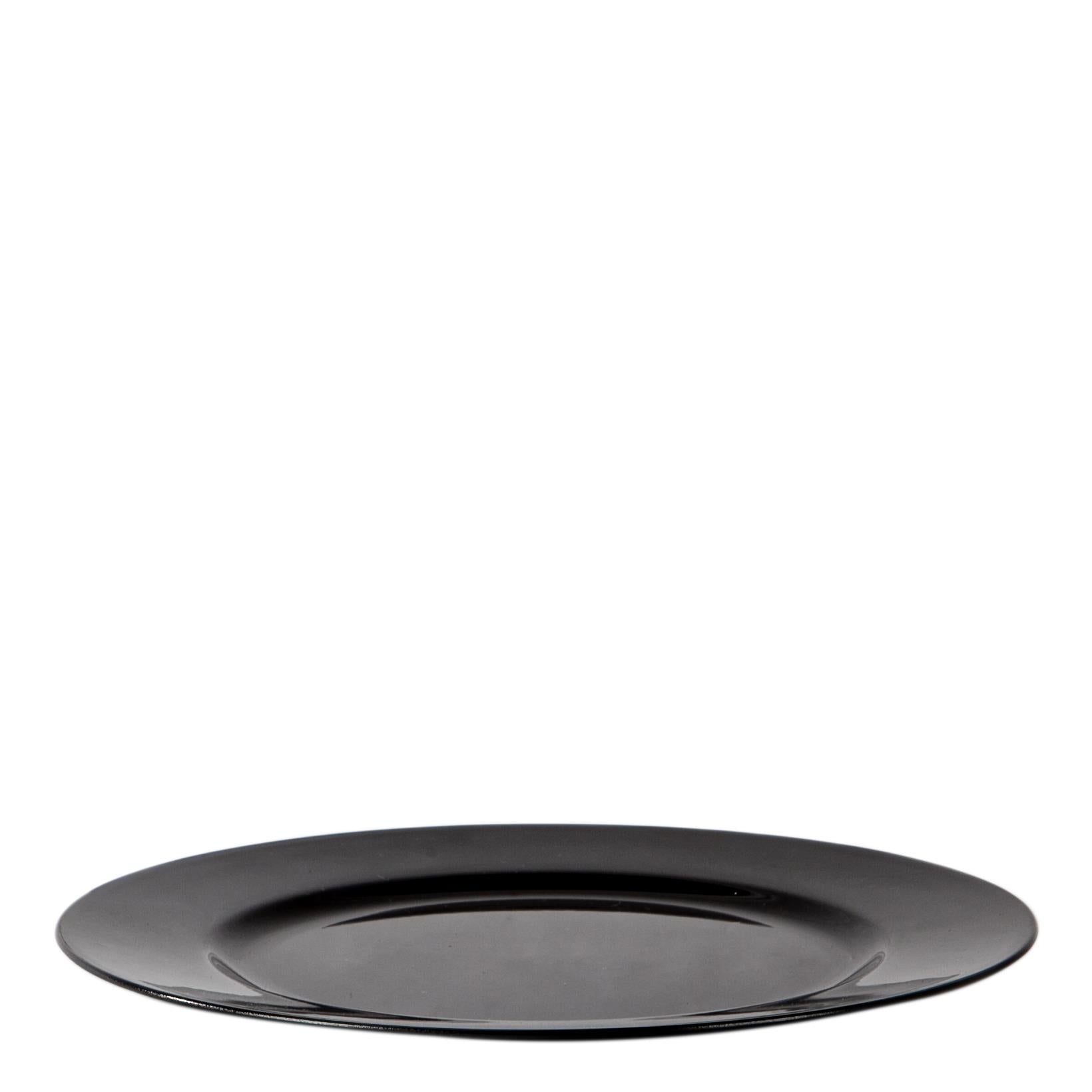 Metallic Charger Plate - 33cm - Black