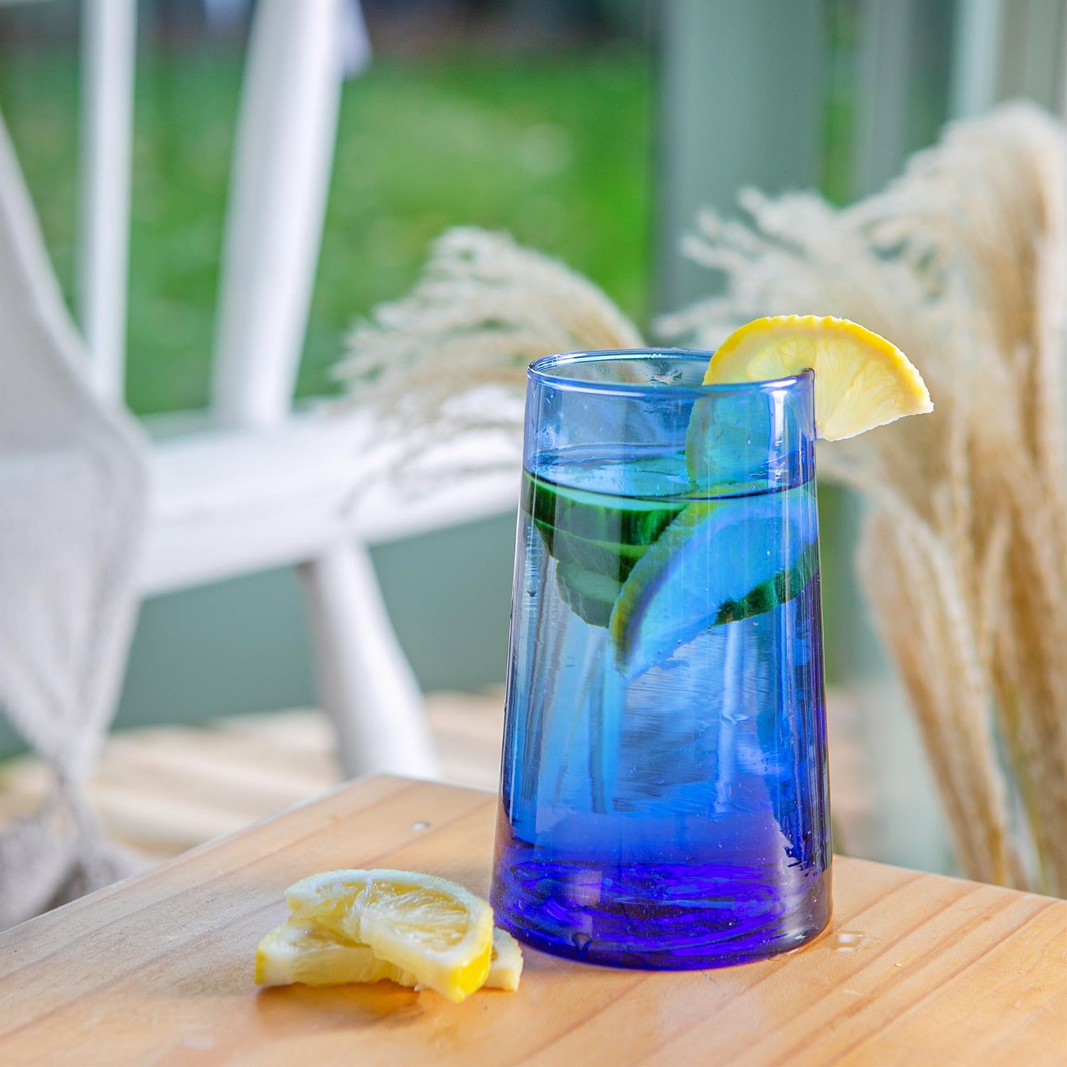 Merzouga Recycled Highball Glass - 320ml - Blue
