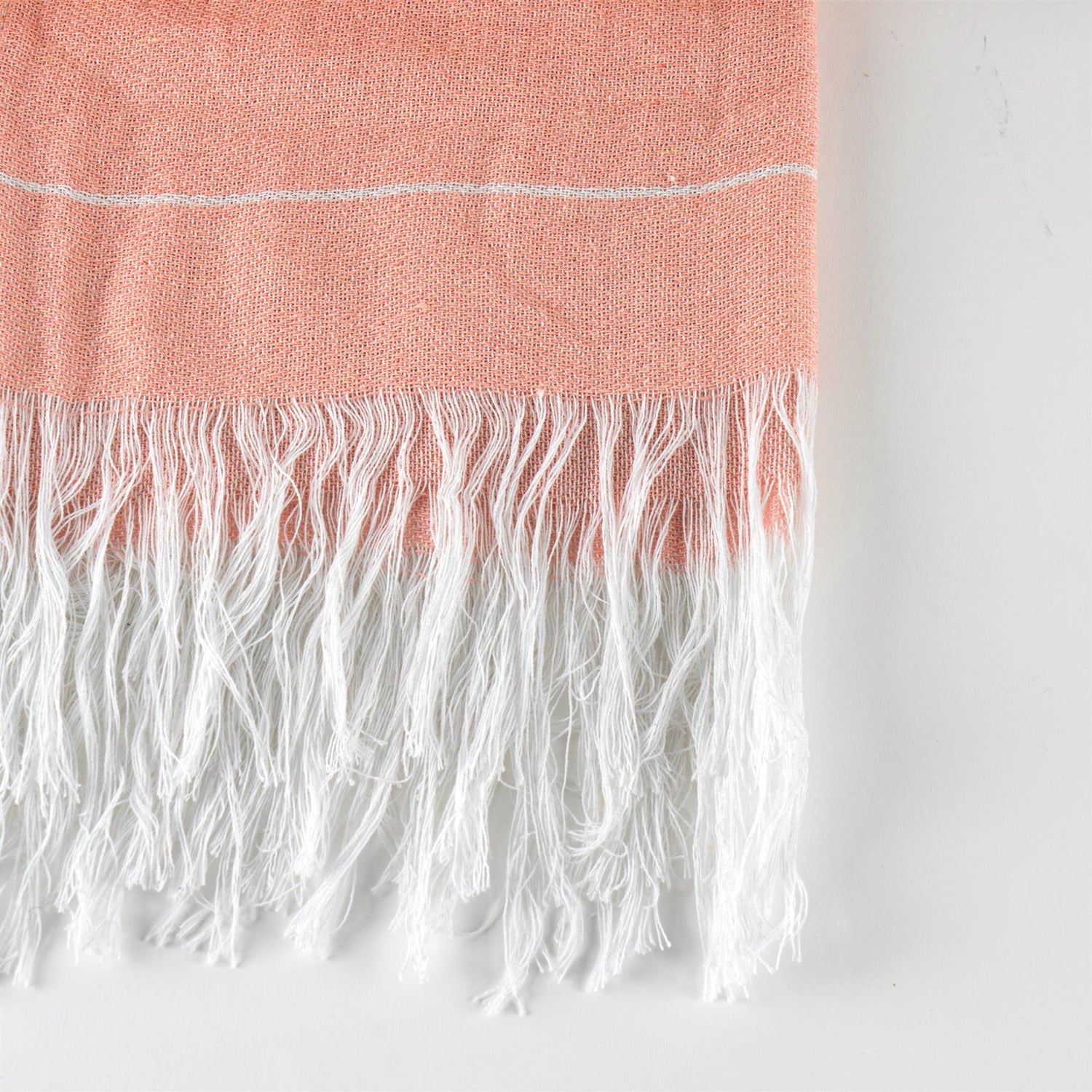 Nicola Spring 100% Turkish Cotton Beach Bath Towel - Cantaloupe