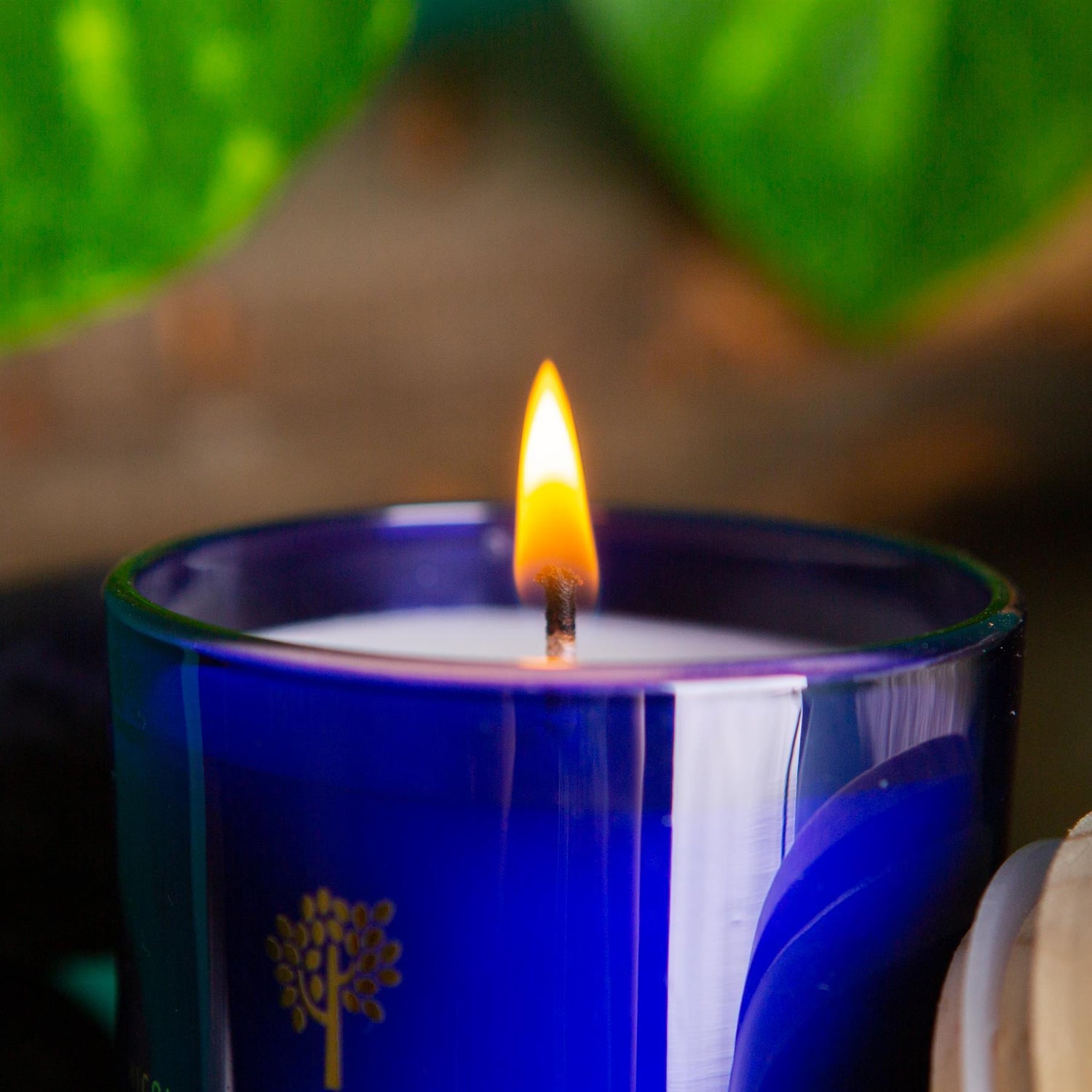 130g Patchouli & Rosewood Soy Wax Scented Candle - by Nicola Spring