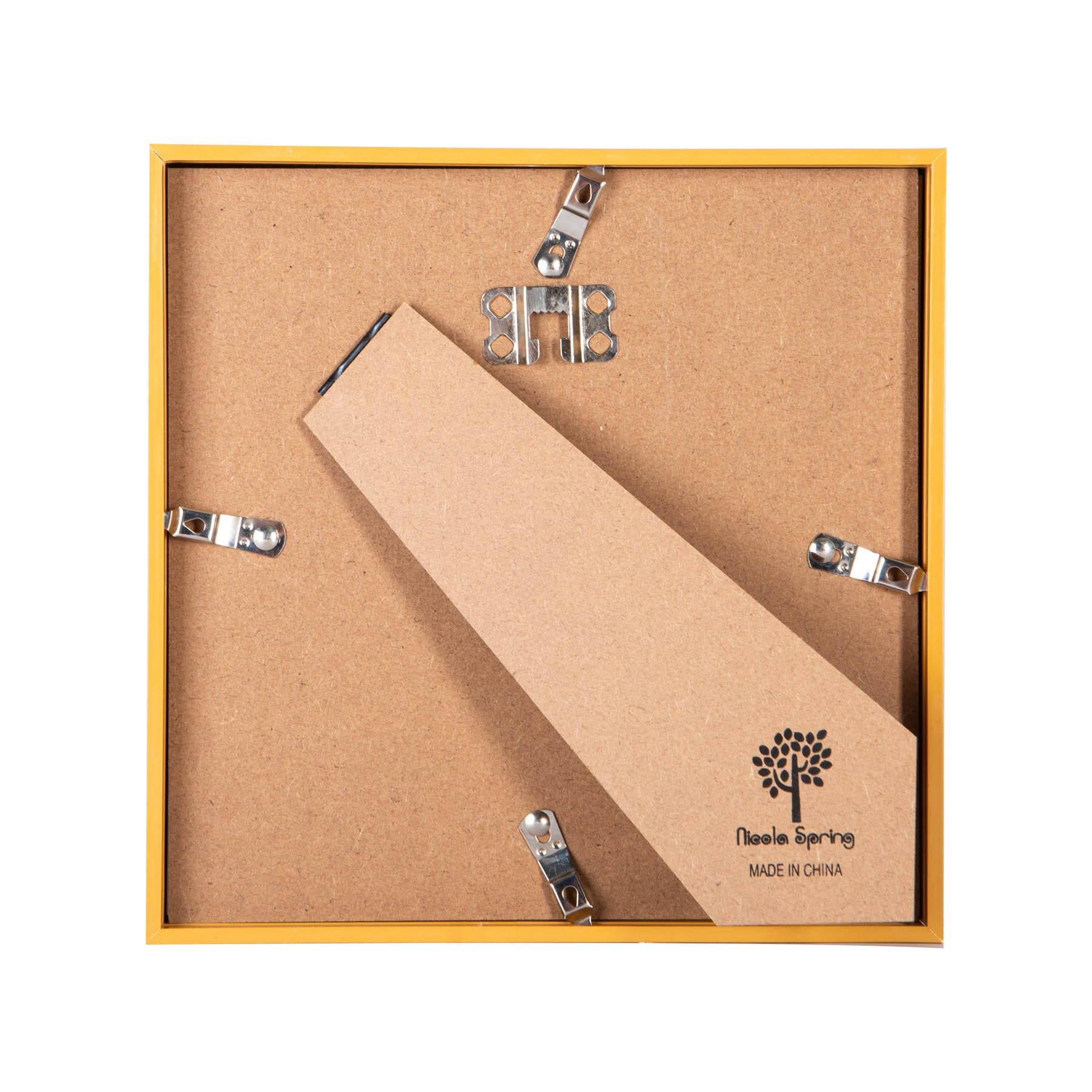 3D Deep Box Photo Frame - 8 x 8" - Light Wood