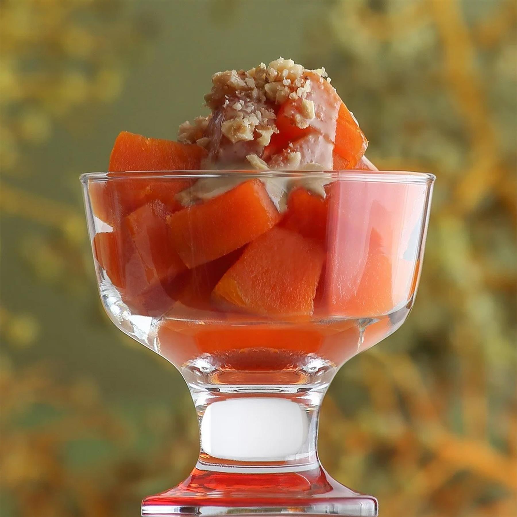 285ml Destina Multicolour Glass Ice Cream Bowl