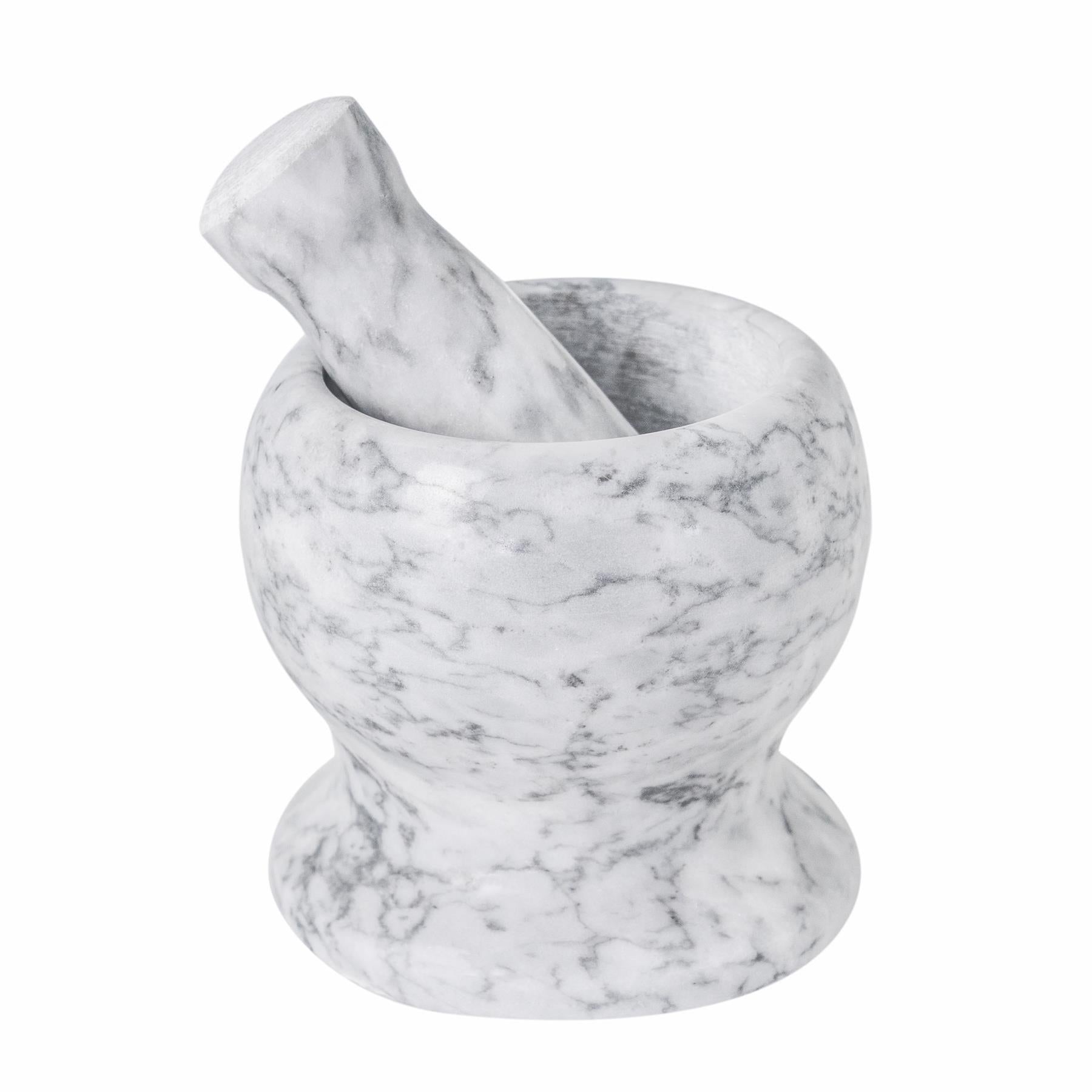Argon Tableware Marble Pestle and Mortar Set
