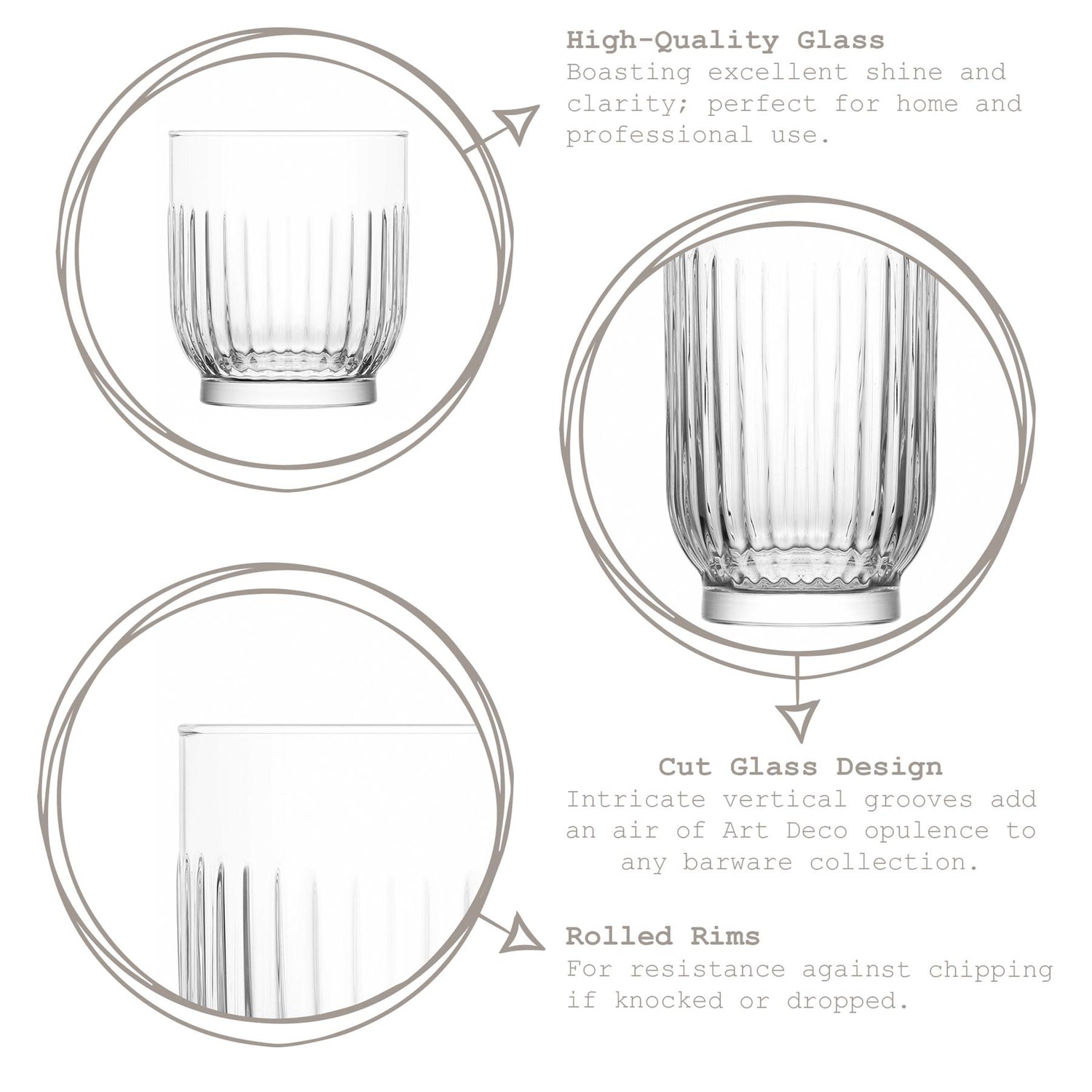 330ml Tokyo Whiskey Glass