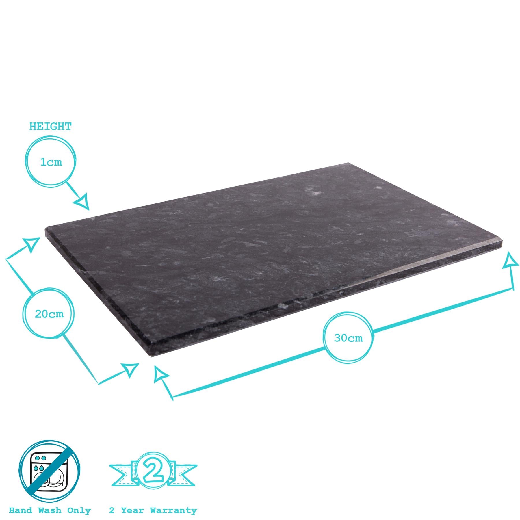 Marble Rectangle Chopping Board - 30cm x 20cm